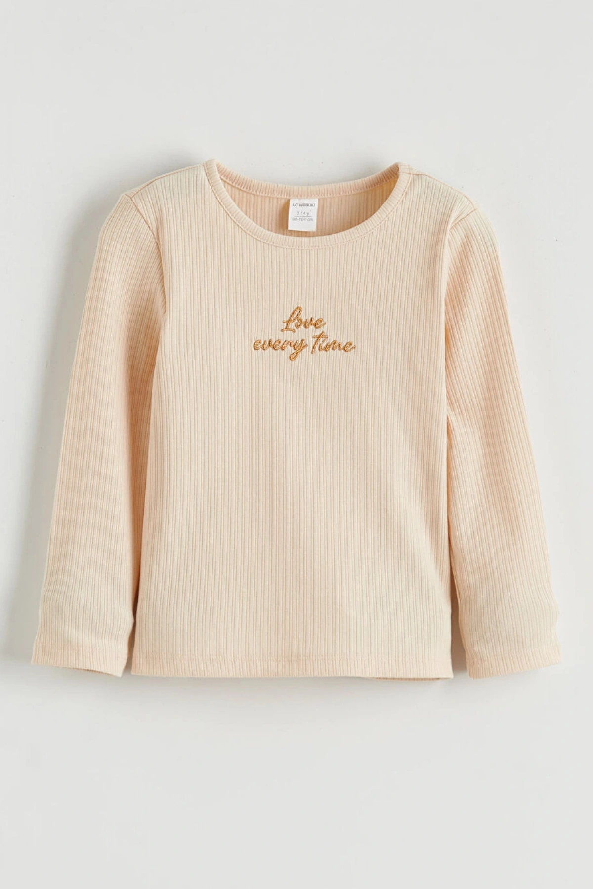 LCW Kids Bej Kız Çocuk Baskılı Bluz Ve Etek