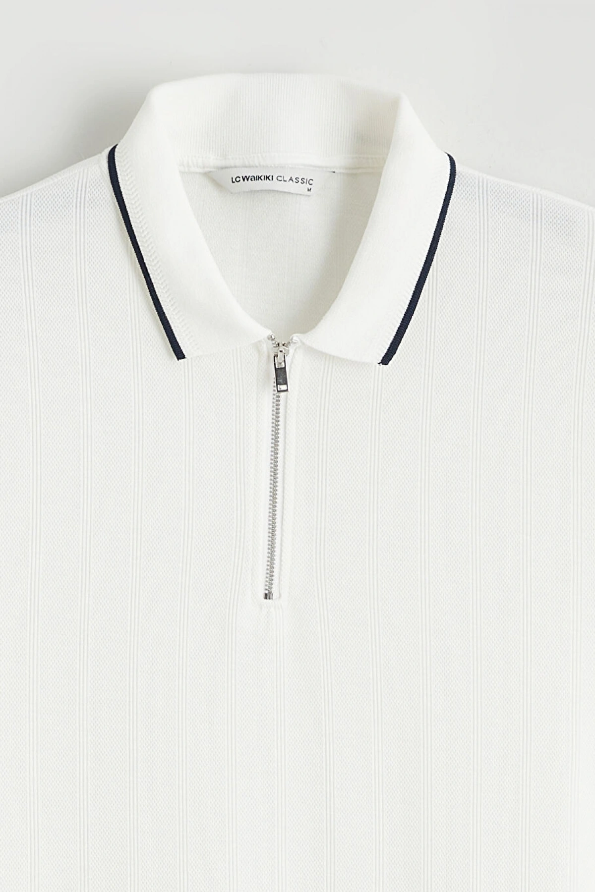 LCWAIKIKI Classic Beyaz Polo Yaka Erkek Tişört