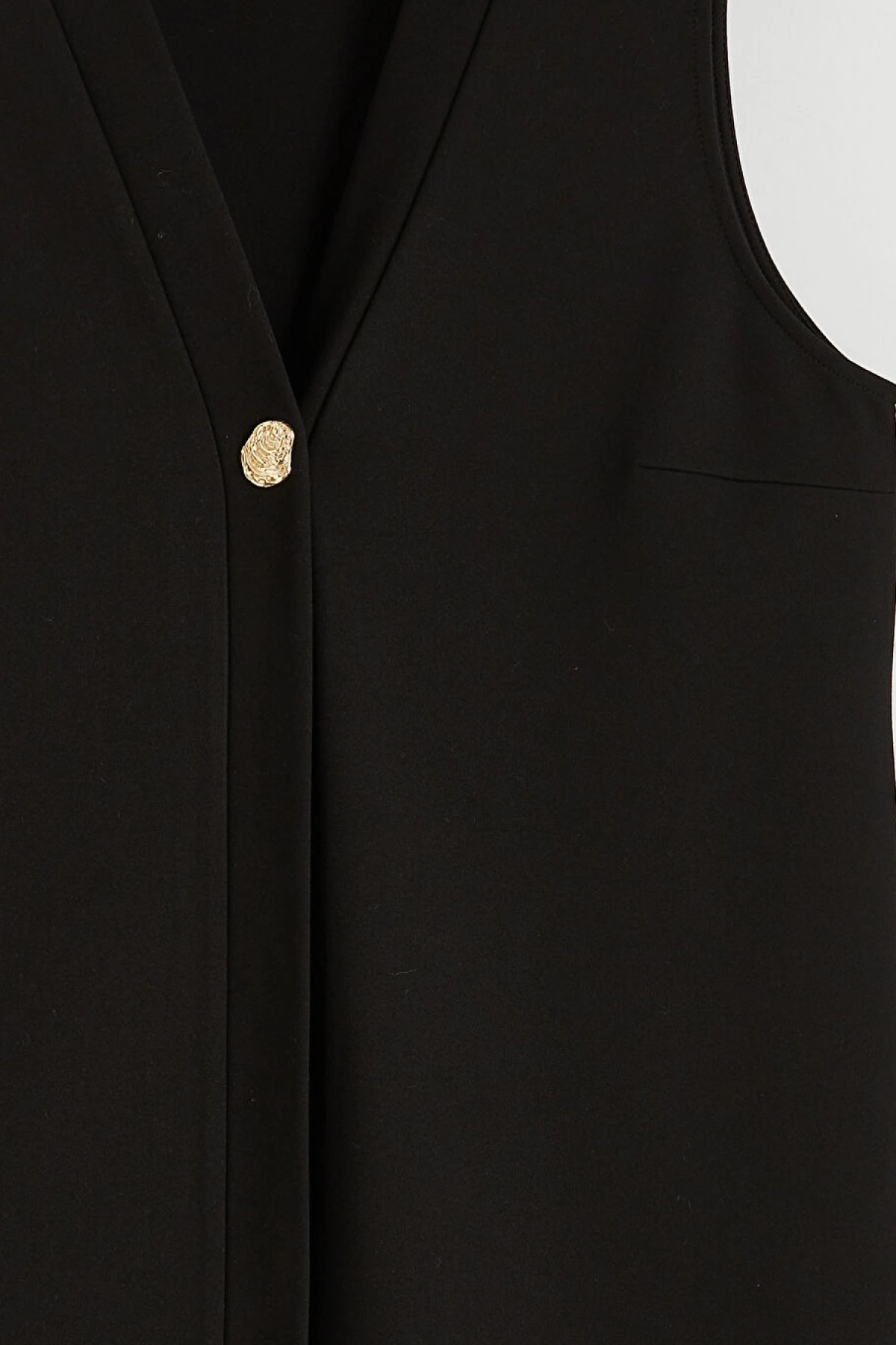 LCW Grace Siyah V Yaka Kadın Yelek