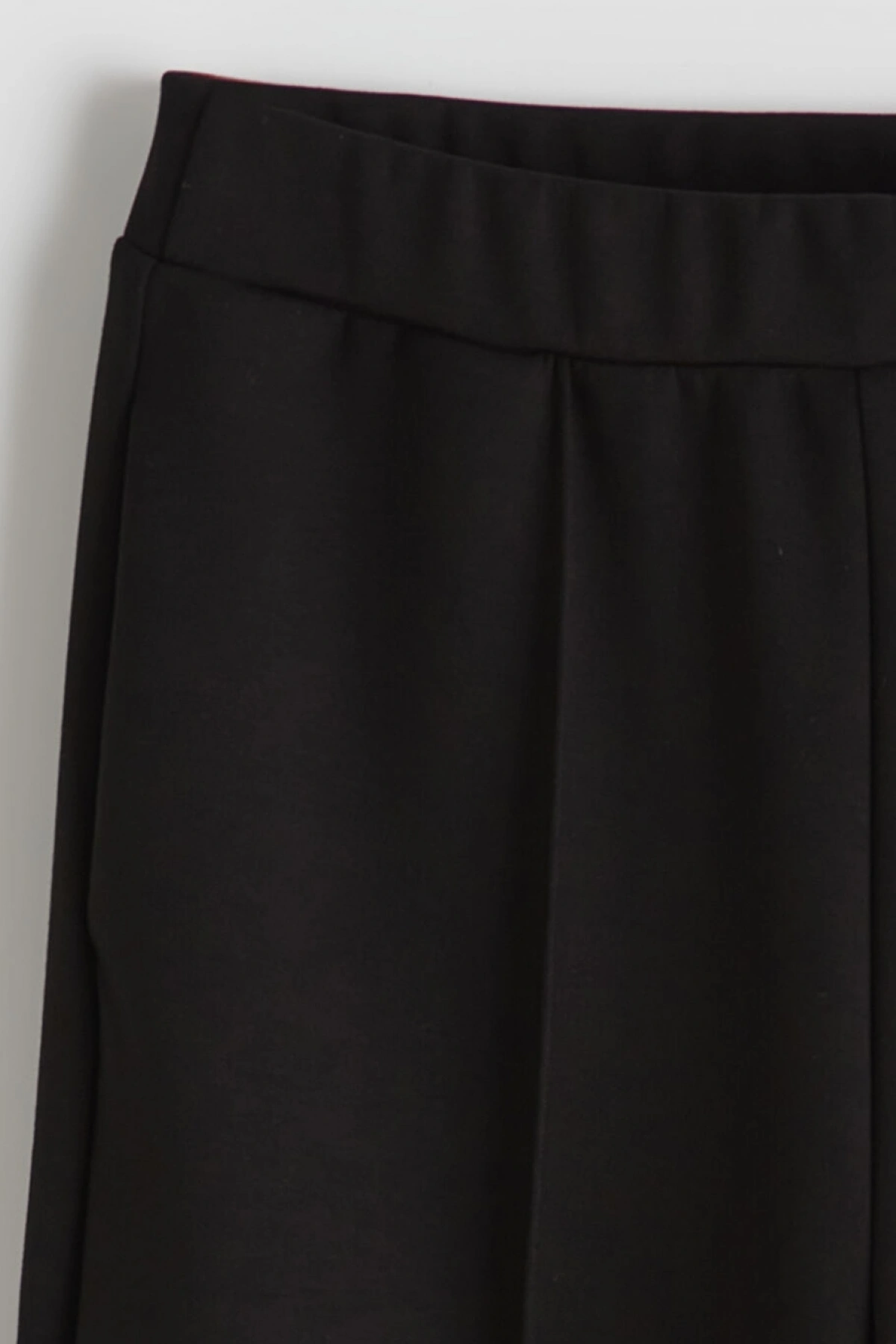 LCWAIKIKI Classic Siyah Beli Lastikli Soft Touch Kadın Eşofman Altı