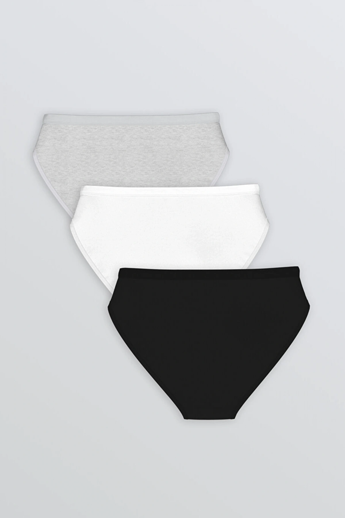 LCW Young Siyah Baskılı Bikini Külot 3lü