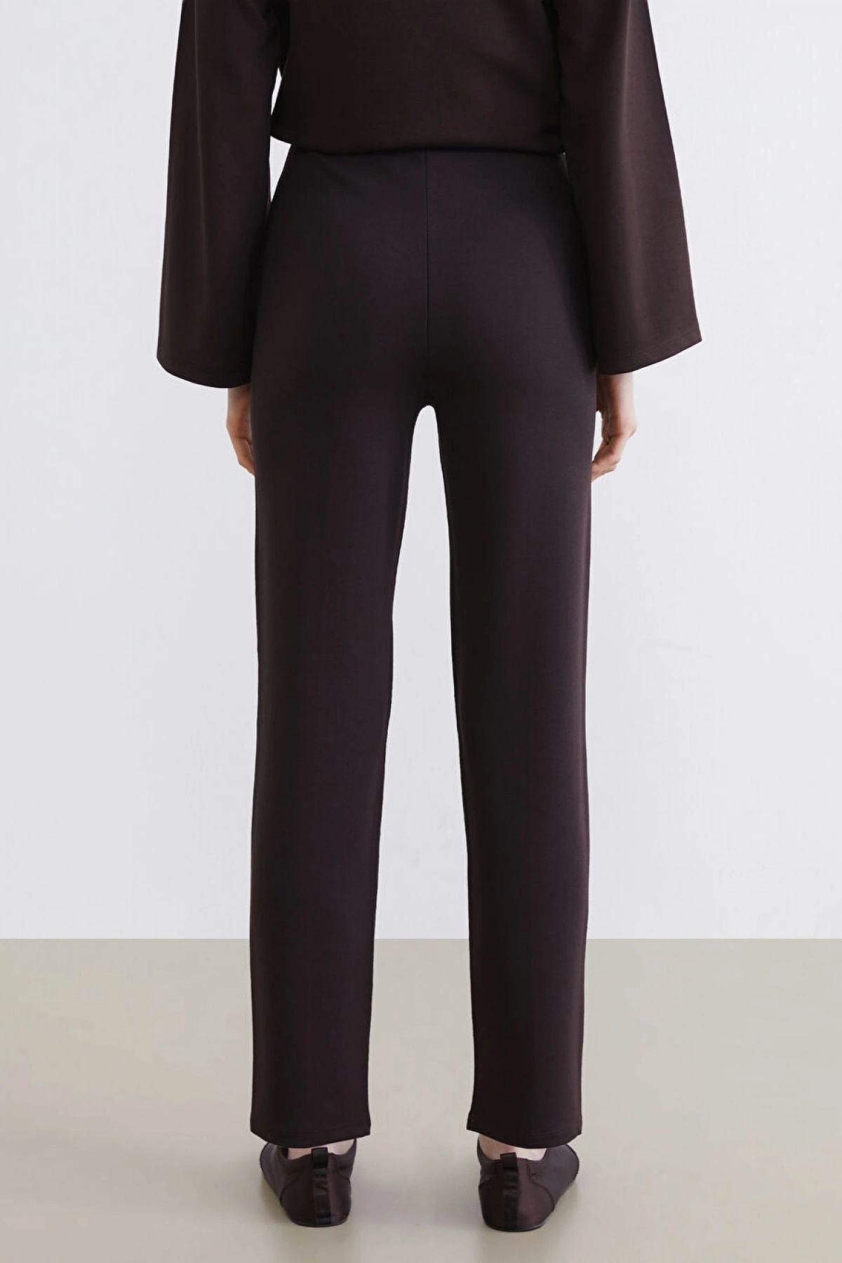 LCW Modest Kahverengi Yüksek Bel Slim Fit Kadın Pantolon