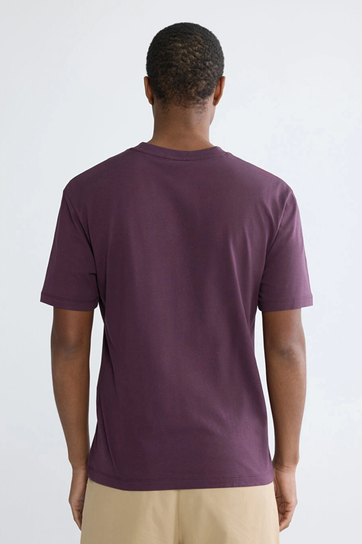 XSIDE Mürdüm Bisiklet Yaka Baskılı Penye Erkek Tişört