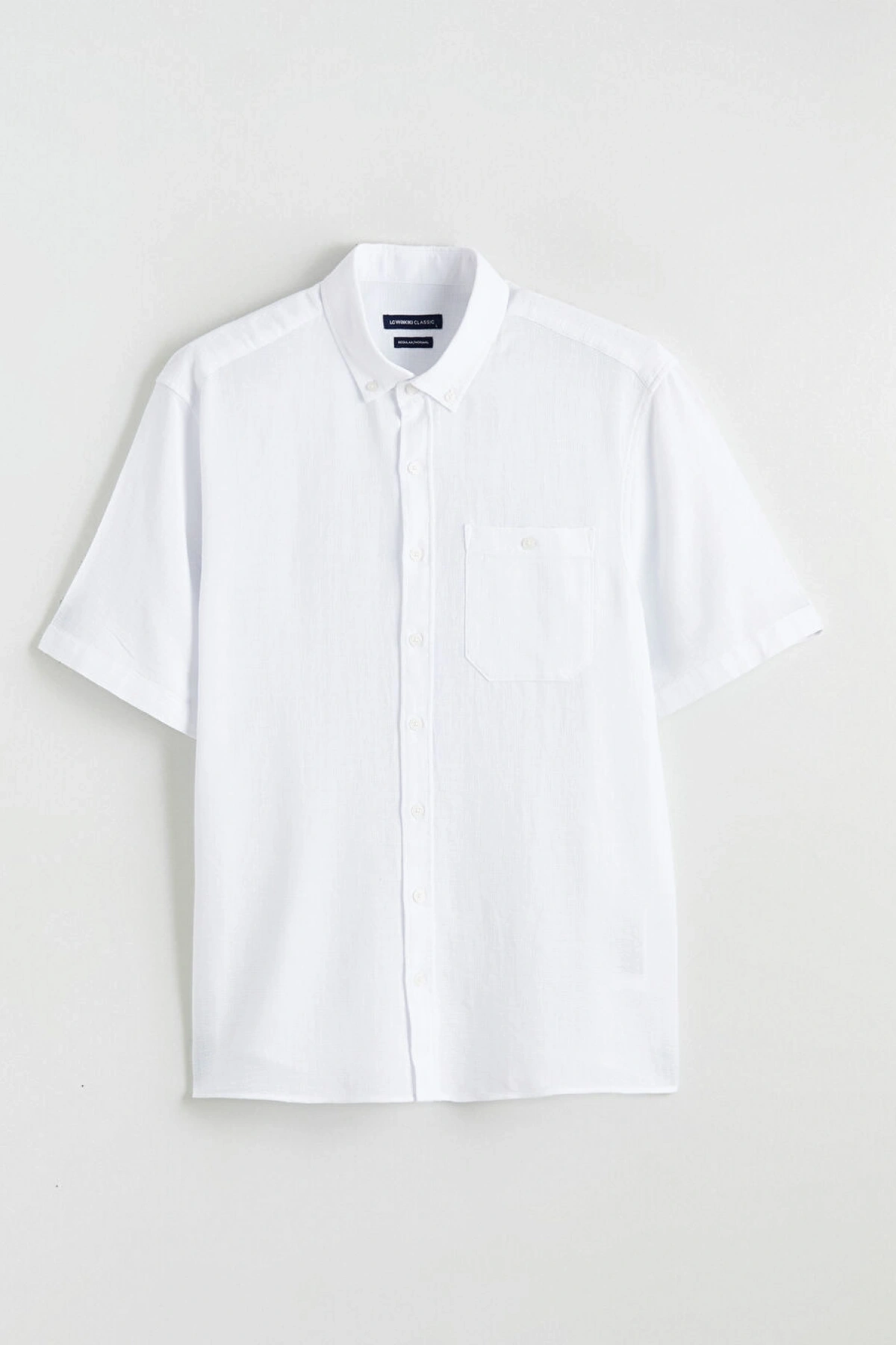LCWAIKIKI Classic Beyaz Regular Fit Poplin Erkek Gömlek