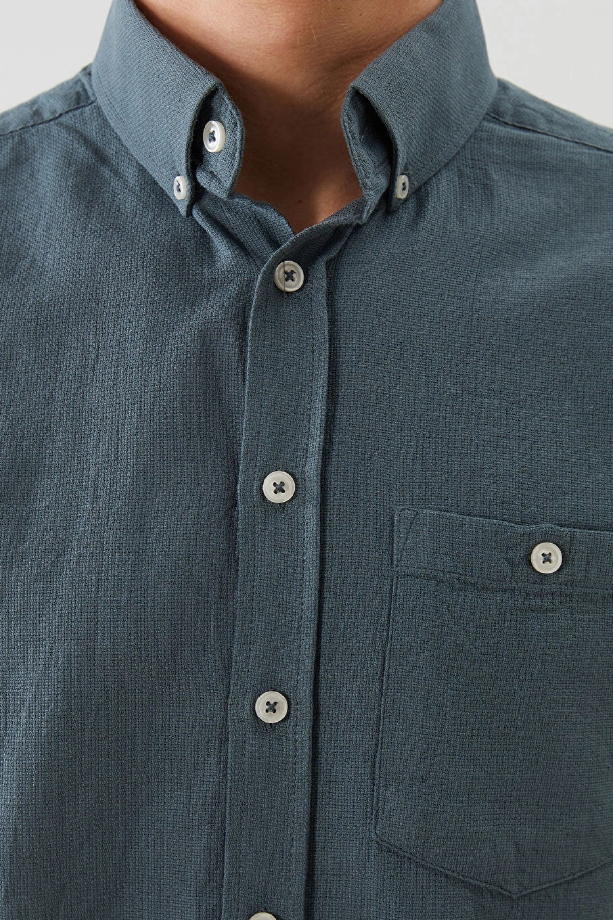 LCWAIKIKI Classic Yeşil Regular Fit Poplin Erkek Gömlek