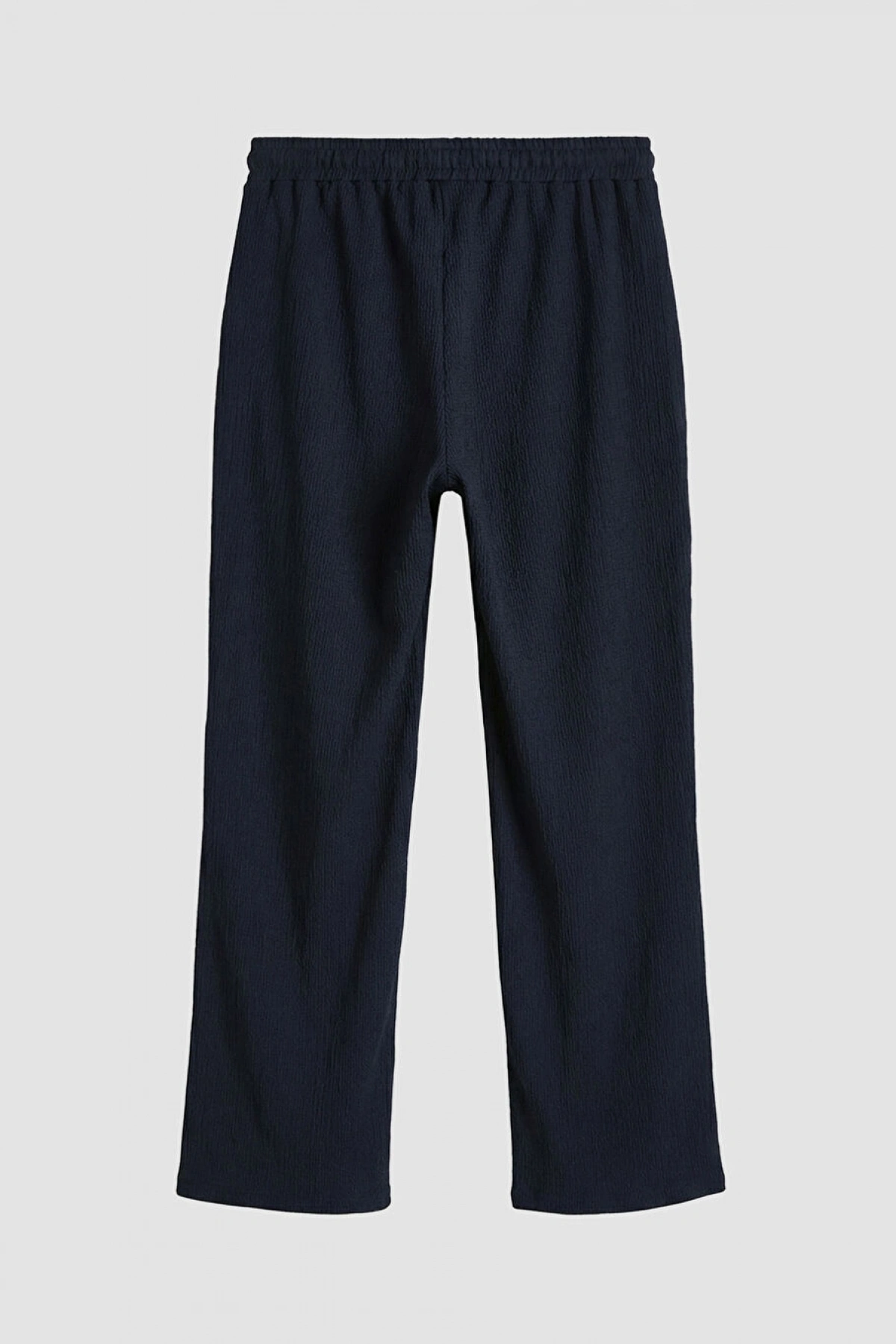 LCW Comfort Lacivert Beli Lastikli Dokulu Kadın Pantolon