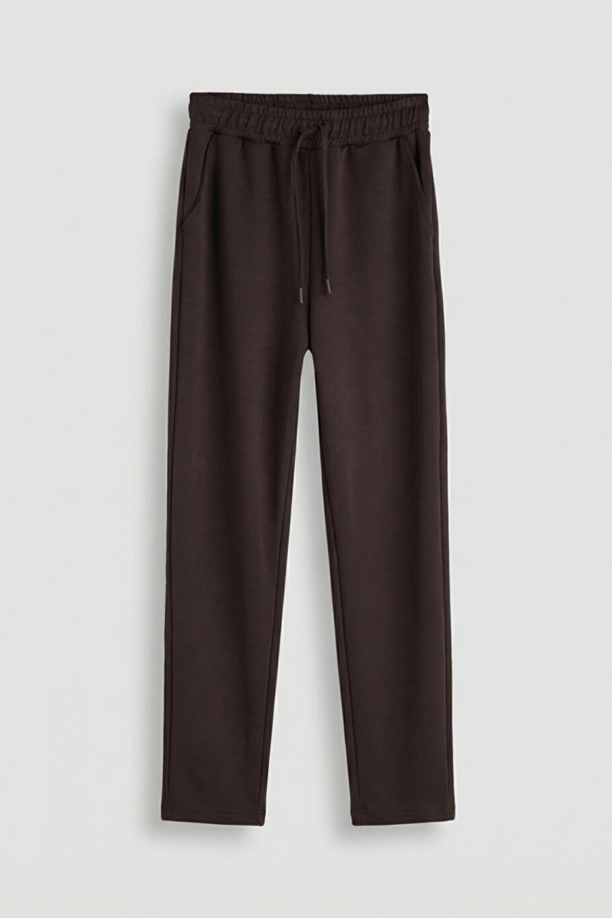 LCW Modest Kahverengi Beli Lastikli Kadın Eşofman Altı