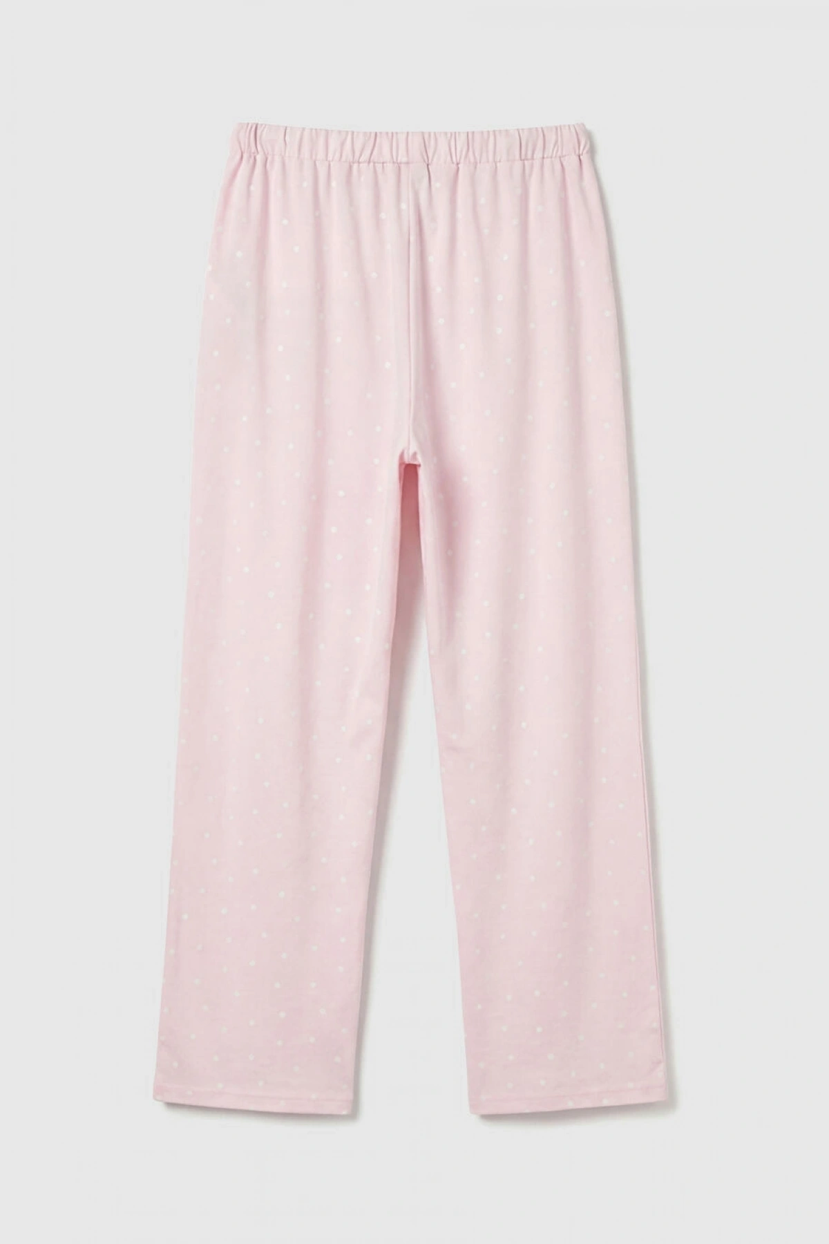 LCW DREAM Pembe Beli Lastikli Puantiyeli Kadın Pijama Alt