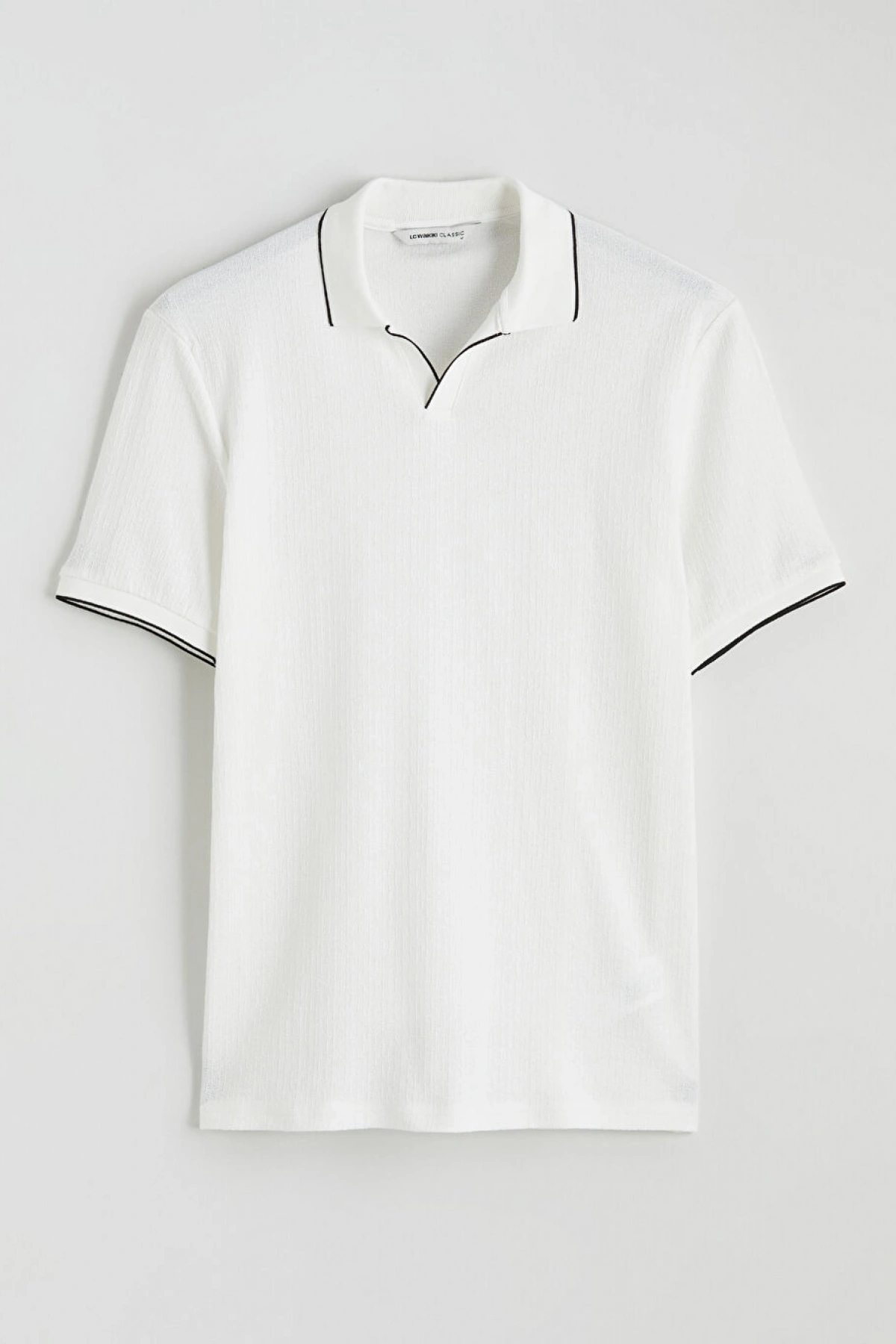 LCWAIKIKI Classic Ekru Polo Yaka Erkek Tişört