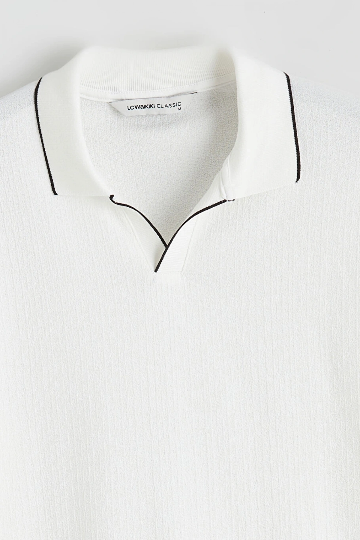LCWAIKIKI Classic Ekru Polo Yaka Erkek Tişört