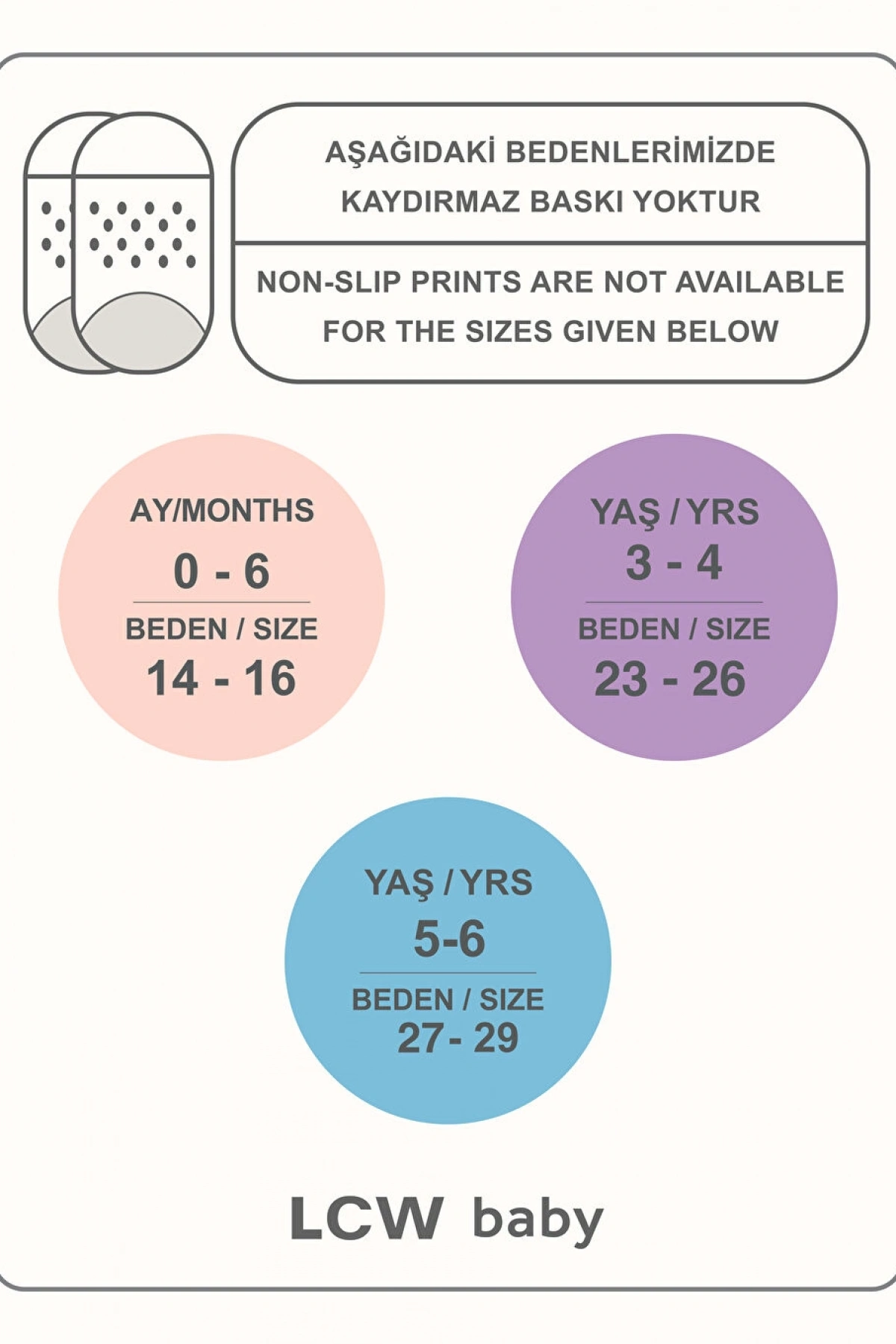 LCW baby Pembe Kalp Desenli Kız Bebek Soket Çorap 5li