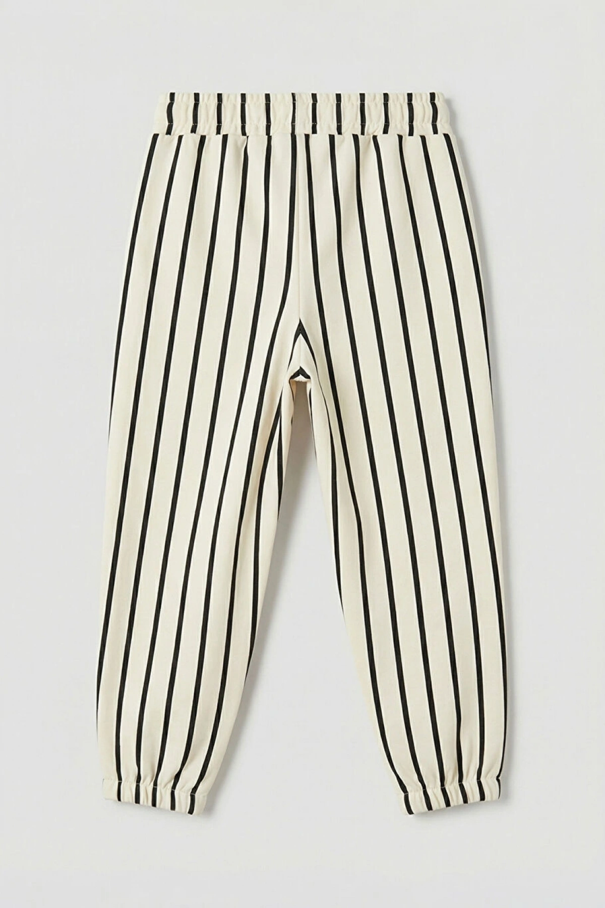 LCW Kids Ekru Çizgili Erkek Çocuk Jogger Eşofman Alt