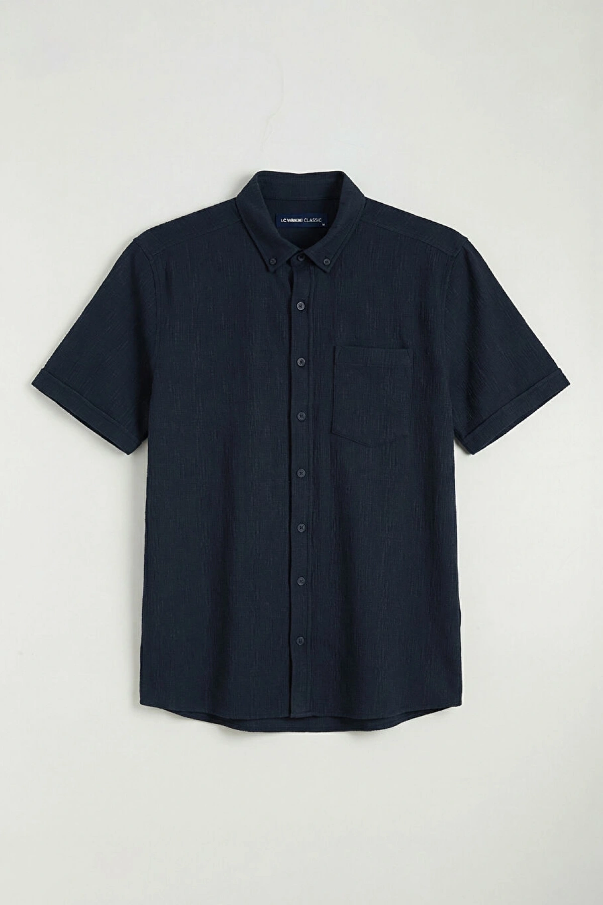 LCWAIKIKI Classic Lacivert Regular Fit Erkek Gömlek