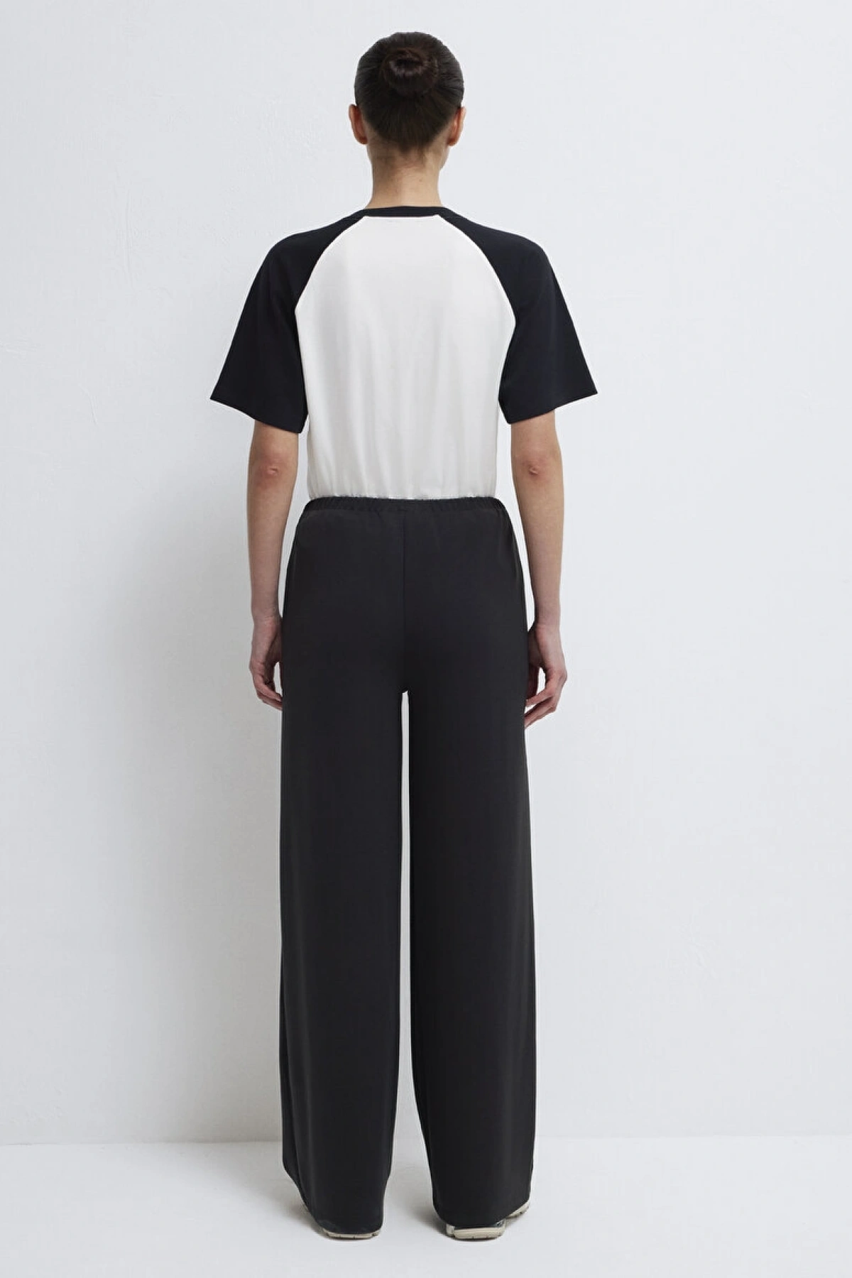 Geniş Paça Siyah Eşofman Altı