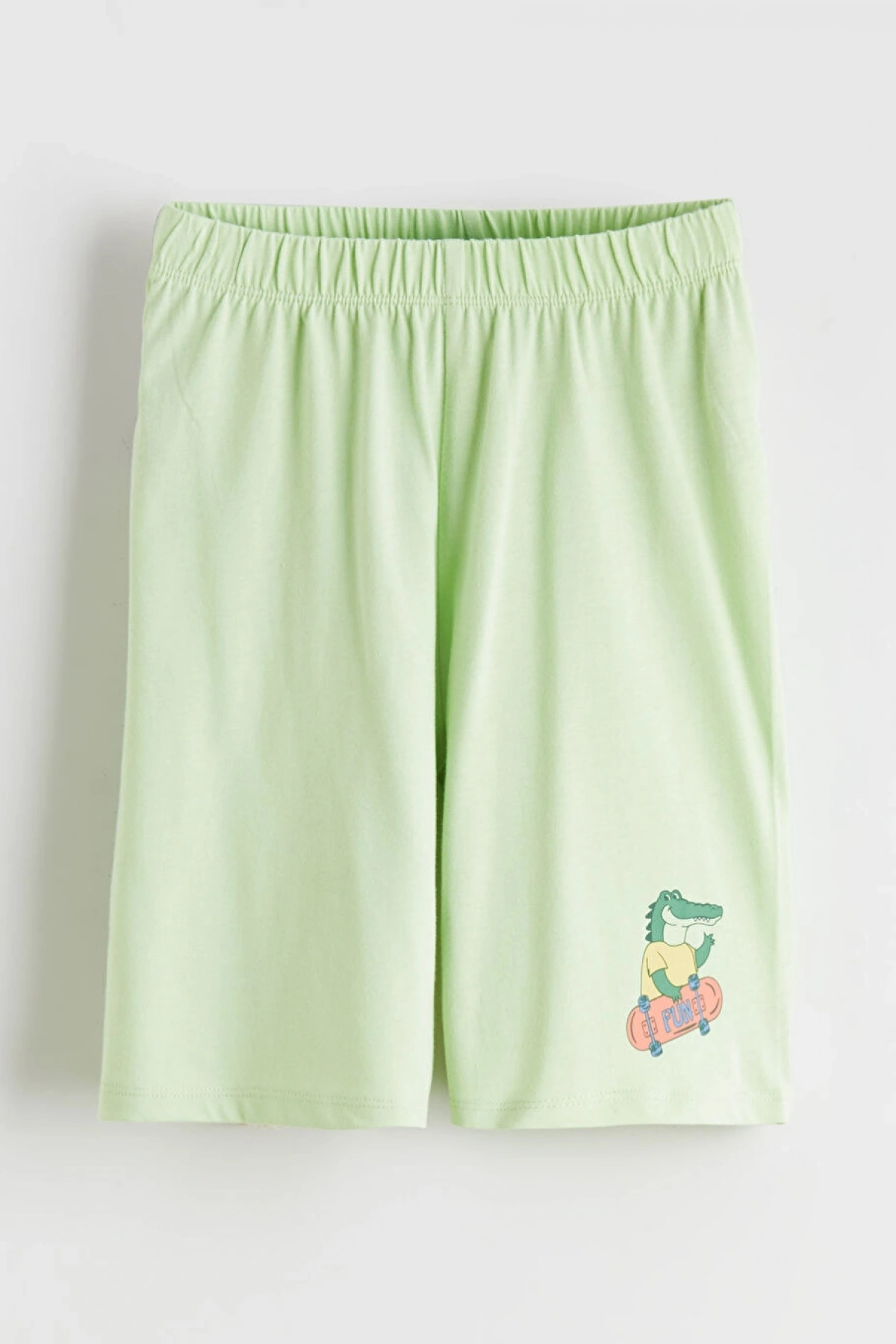 LCW Kids Mavi Baskılı Erkek Çocuk Pijama Şort 2li