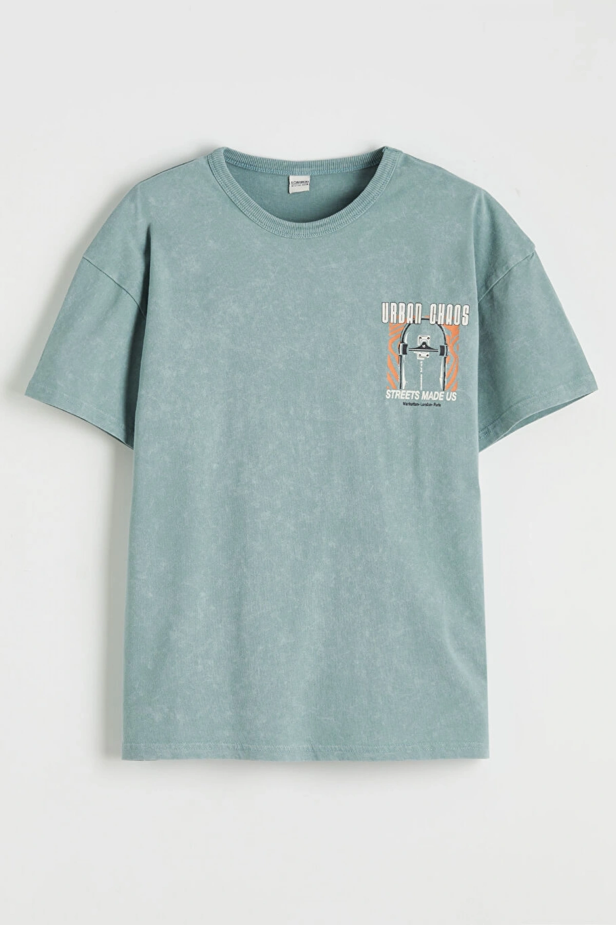 LCW Kids Yeşil Baskılı Erkek Çocuk Tişört