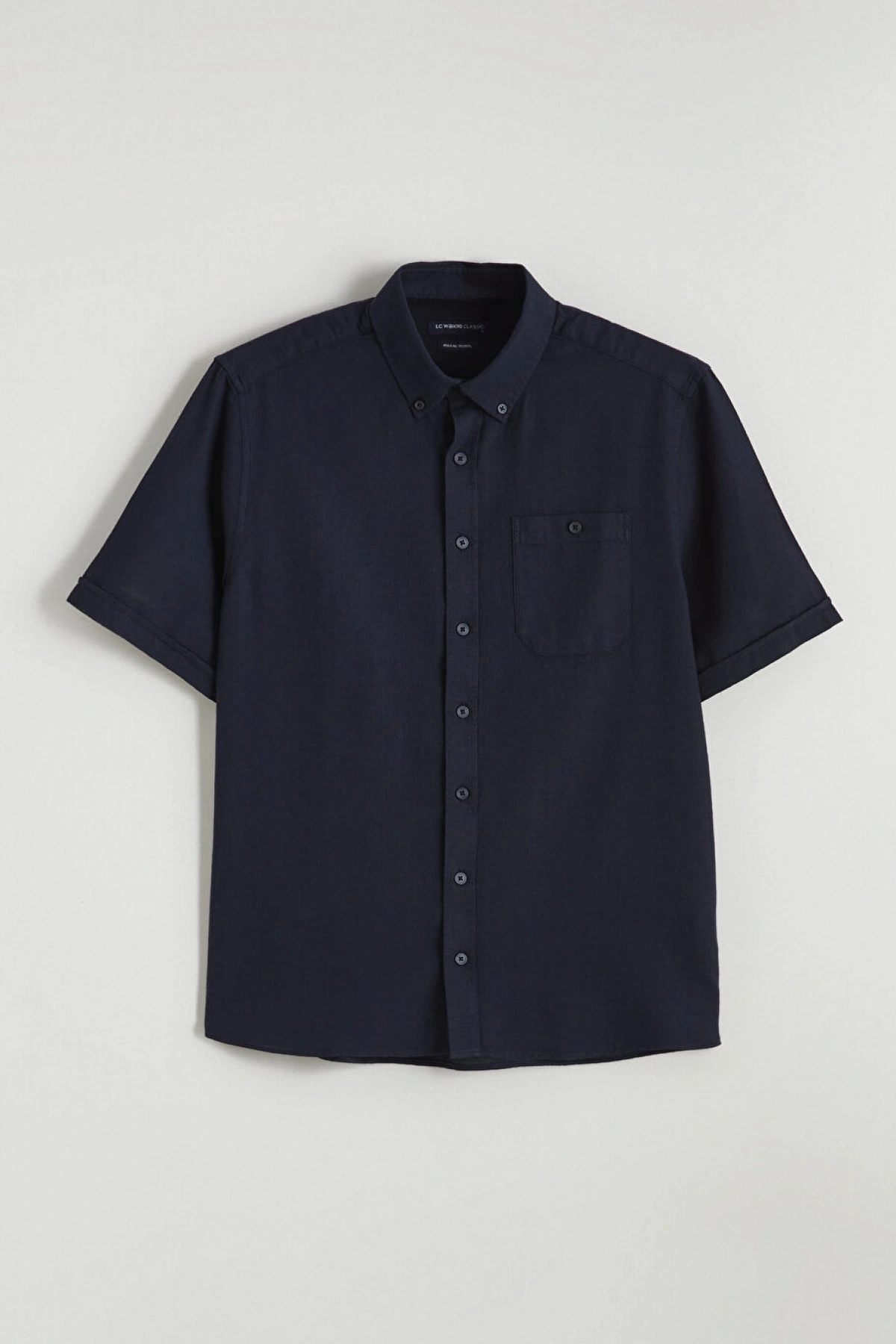 LCWAIKIKI Classic Lacivert Regular Fit Poplin Erkek Gömlek