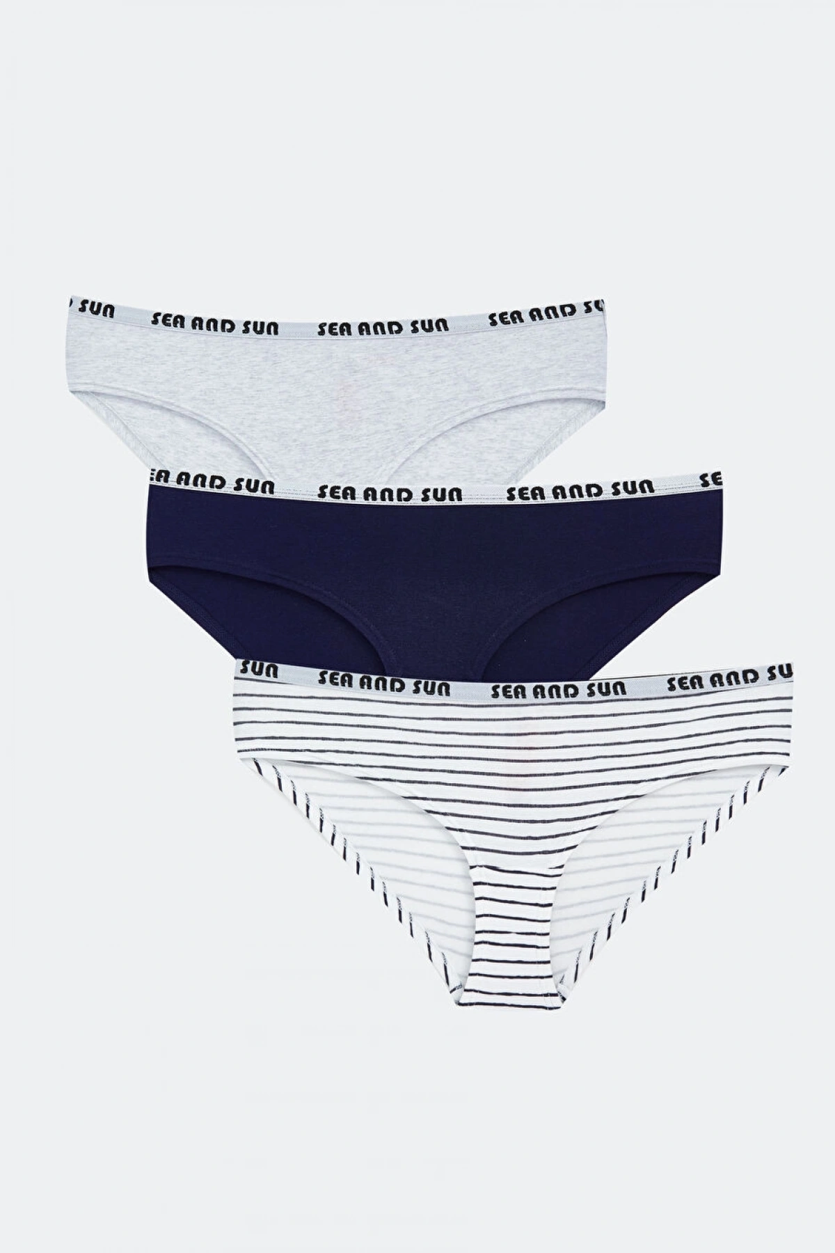 LCW Young Beyaz Baskılı Hipster Külot 3lü Paket