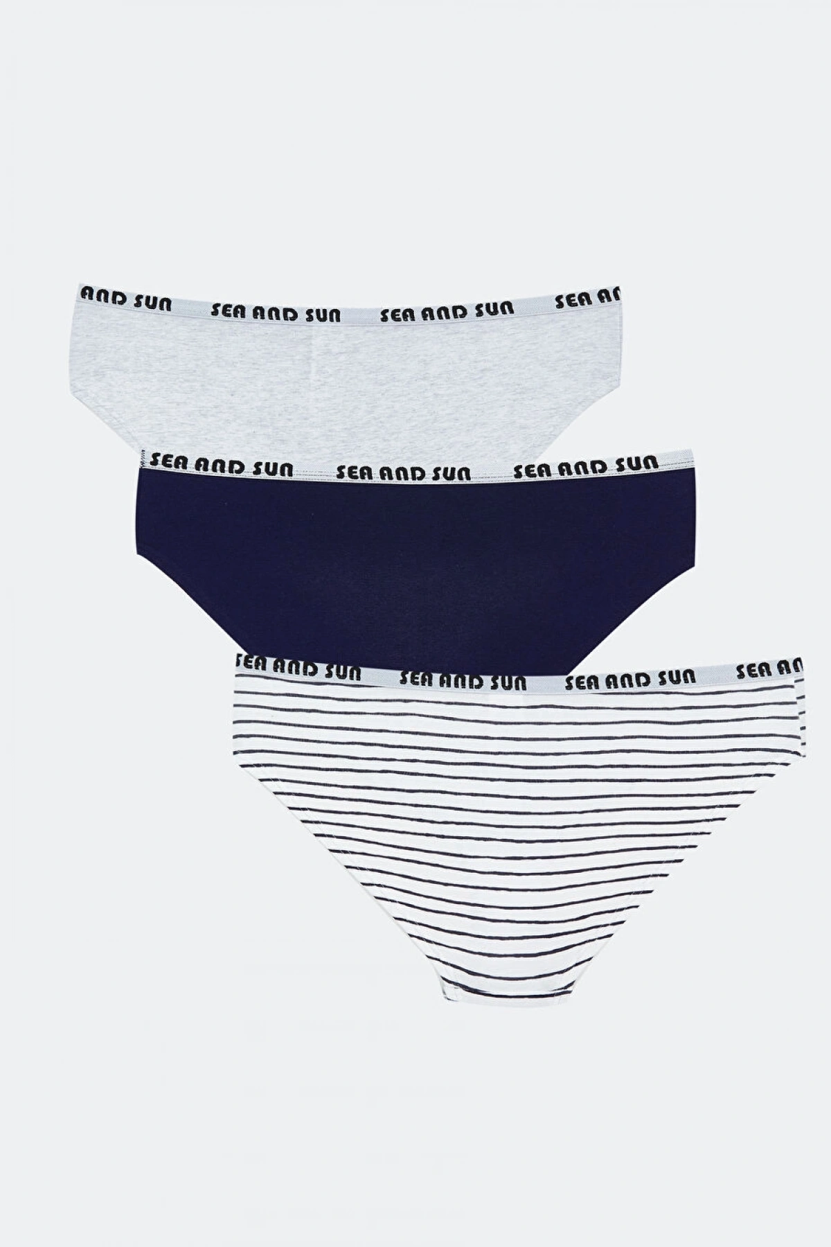 LCW Young Beyaz Baskılı Hipster Külot 3lü Paket