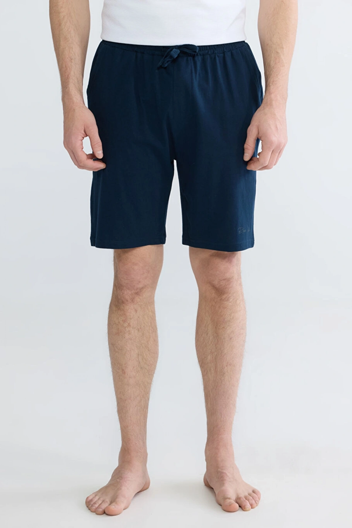 LC WAIKIKI Lacivert Slim Fit Erkek Pijama Alt Şort