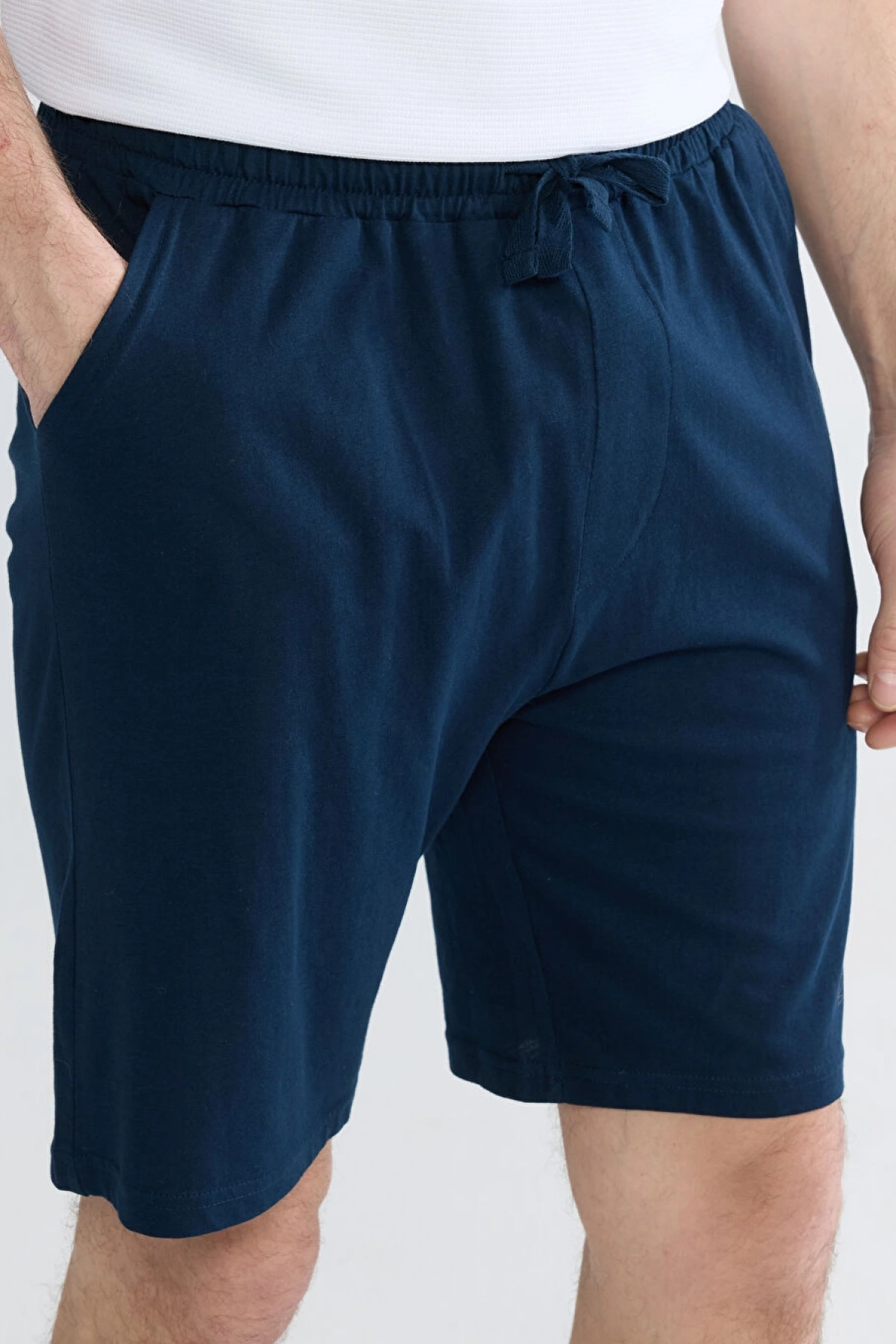 LC WAIKIKI Lacivert Slim Fit Erkek Pijama Alt Şort