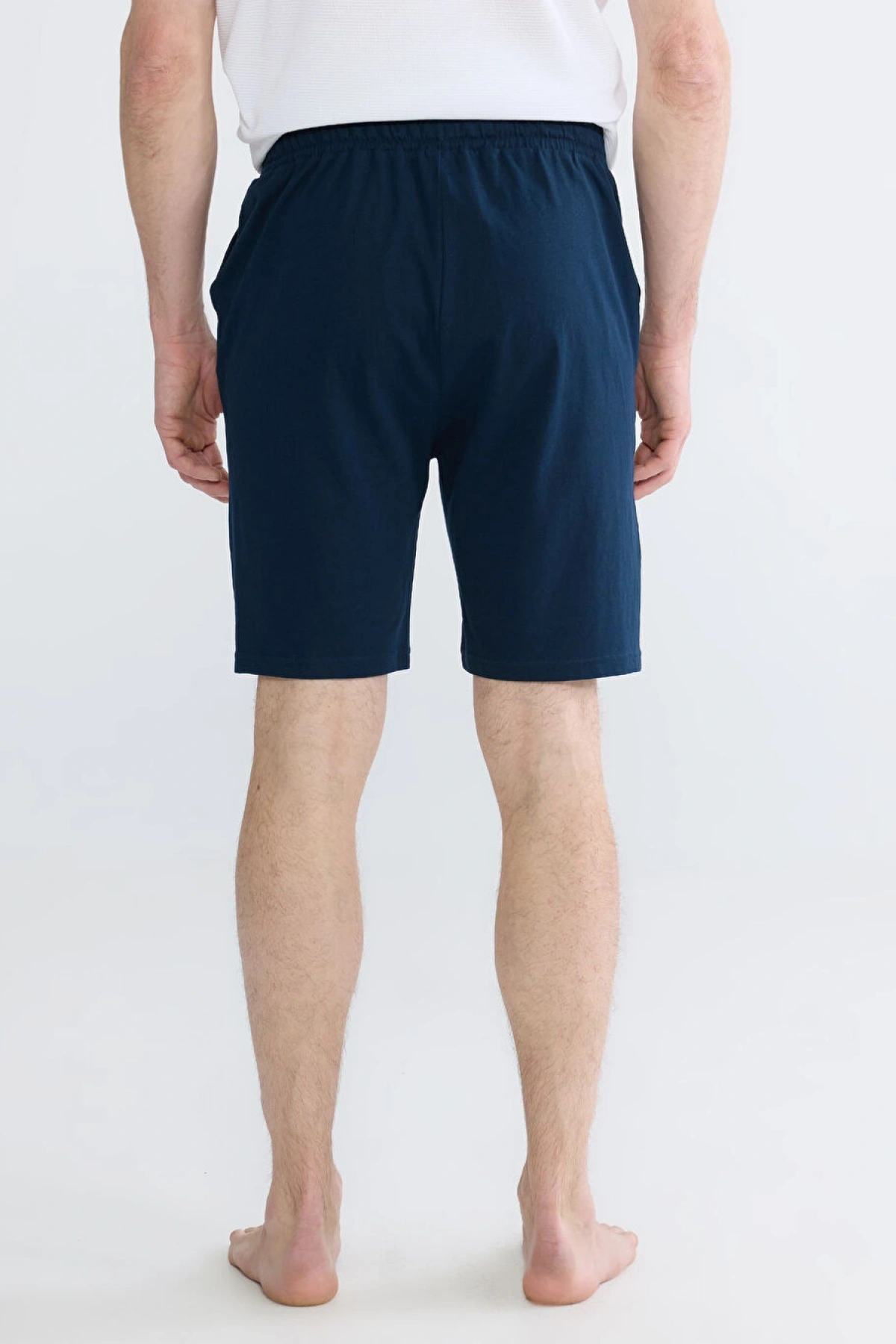 LC WAIKIKI Lacivert Slim Fit Erkek Pijama Alt Şort