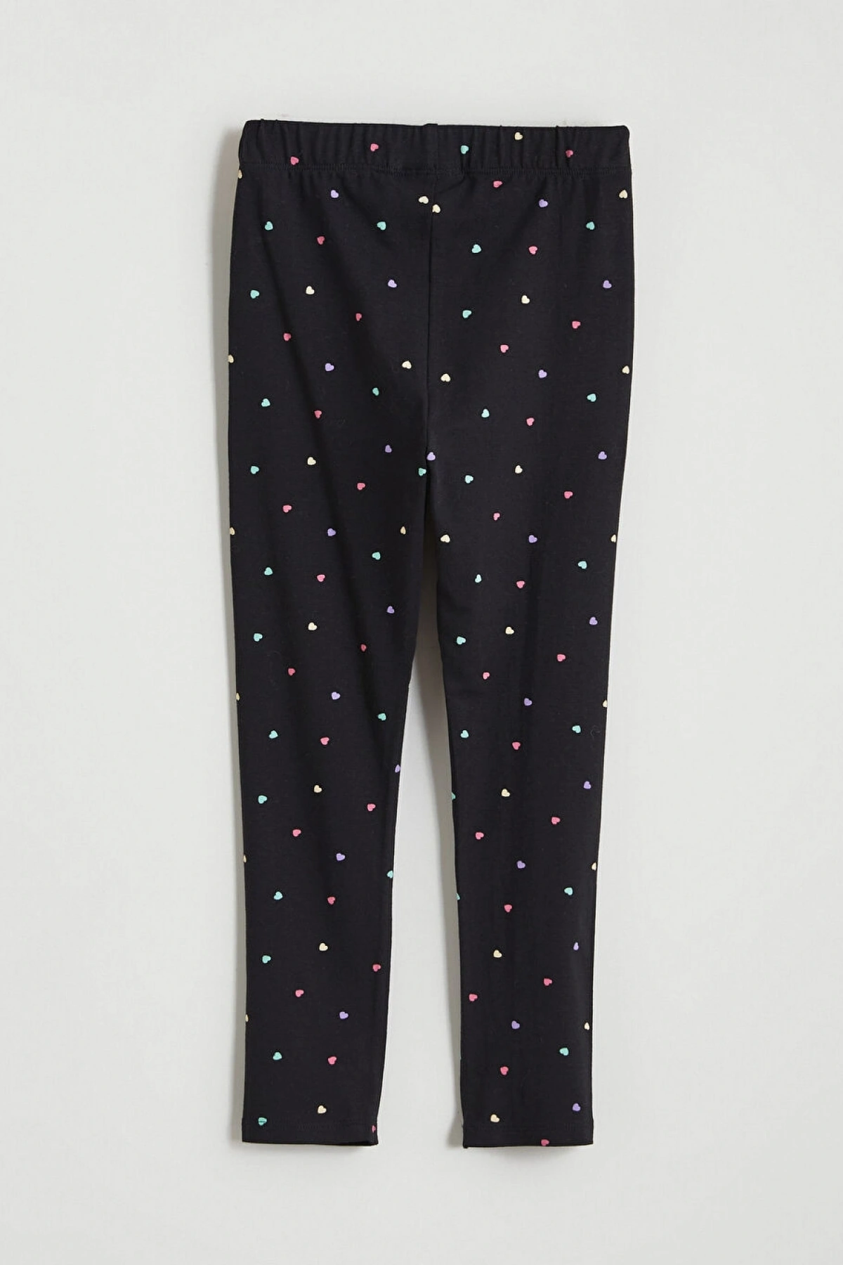 LCW Kids Siyah Desenli Kız Çocuk Tayt