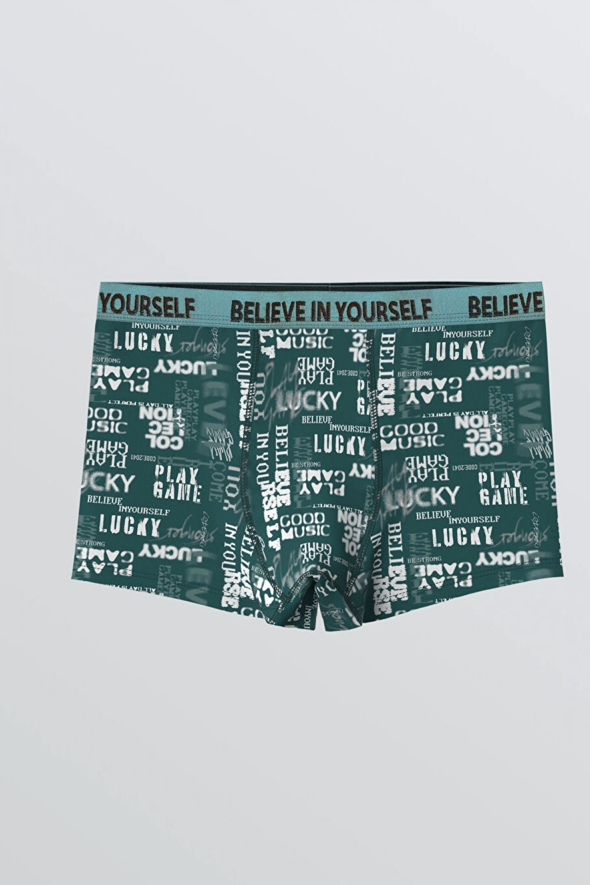 LCW Kids Yeşil Baskılı Erkek Çocuk Boxer 3lü