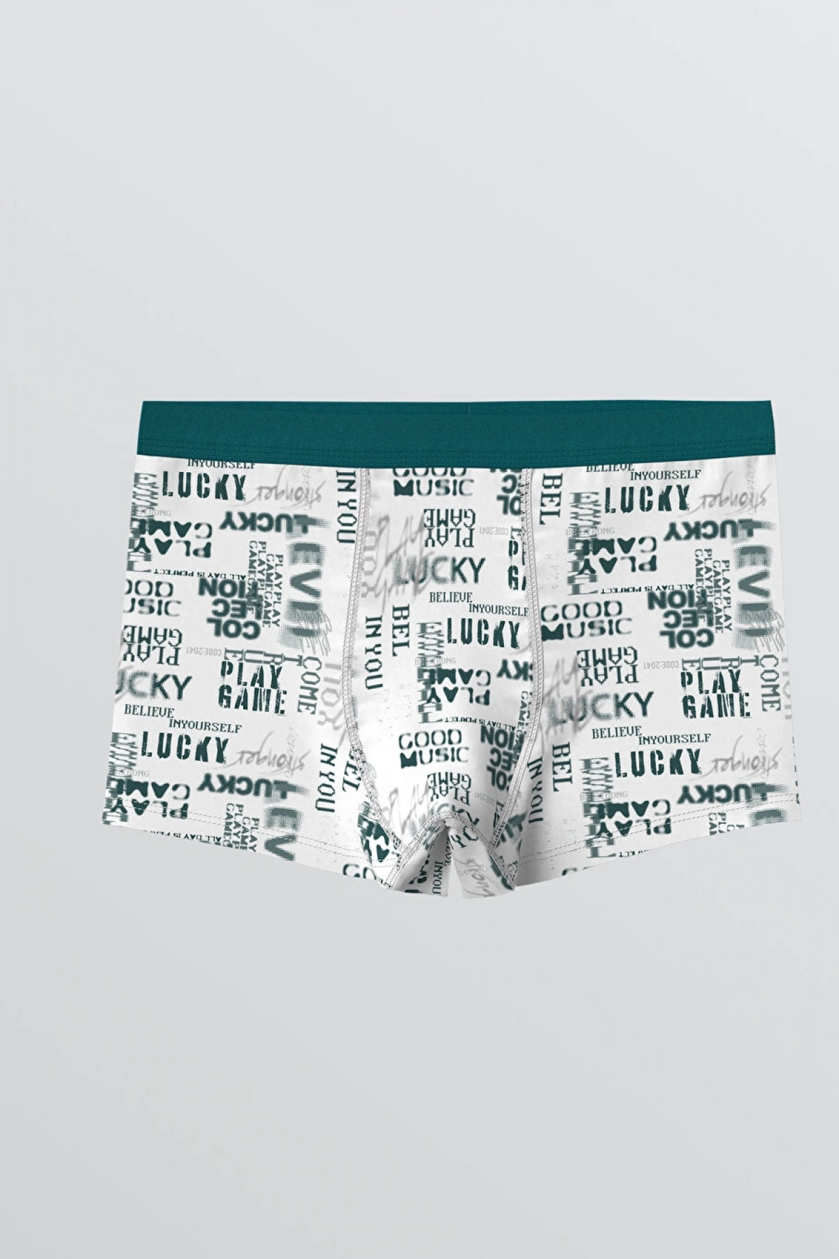 LCW Kids Yeşil Baskılı Erkek Çocuk Boxer 3lü