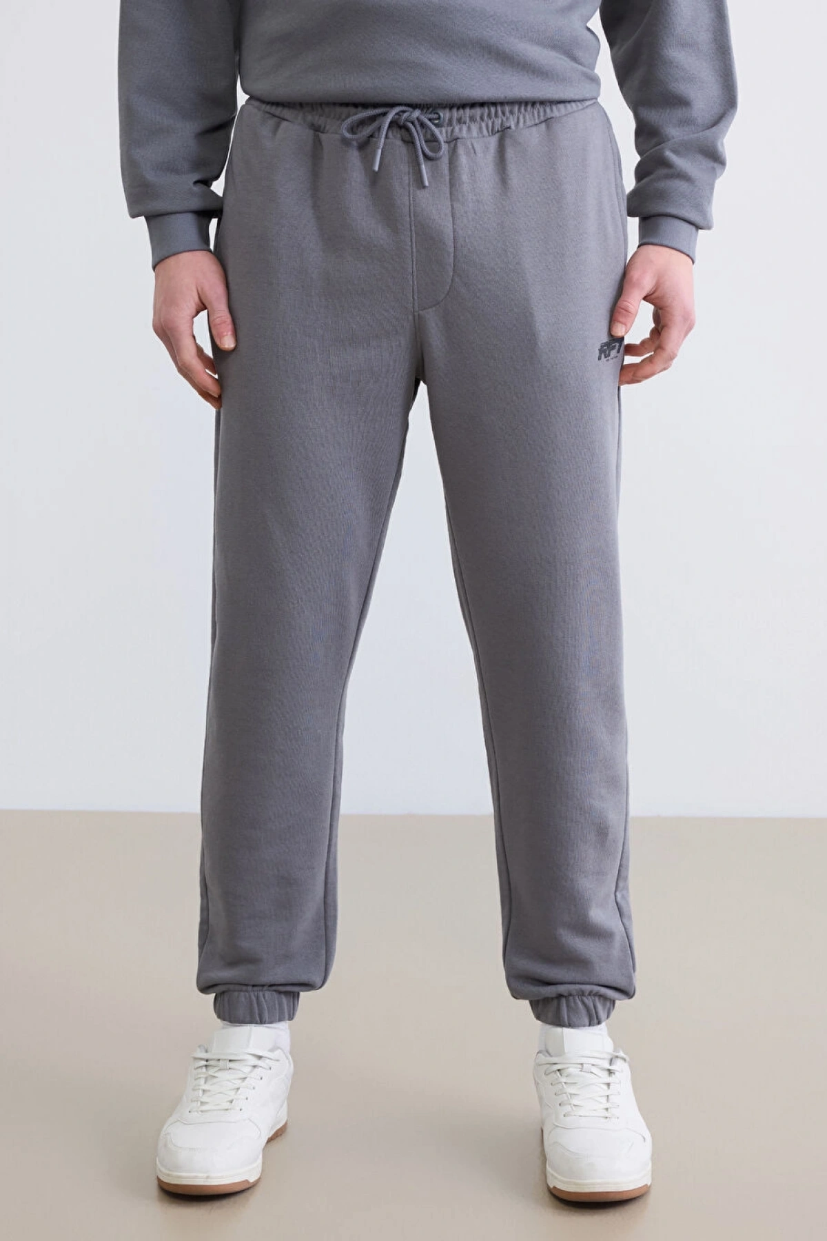 XSIDE Gri Standart Kalıp Erkek Jogger Eşofman Altı