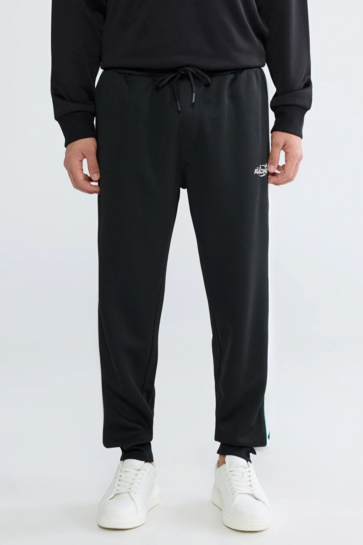 XSIDE Siyah Regular Fit Erkek Jogger Eşofman Altı