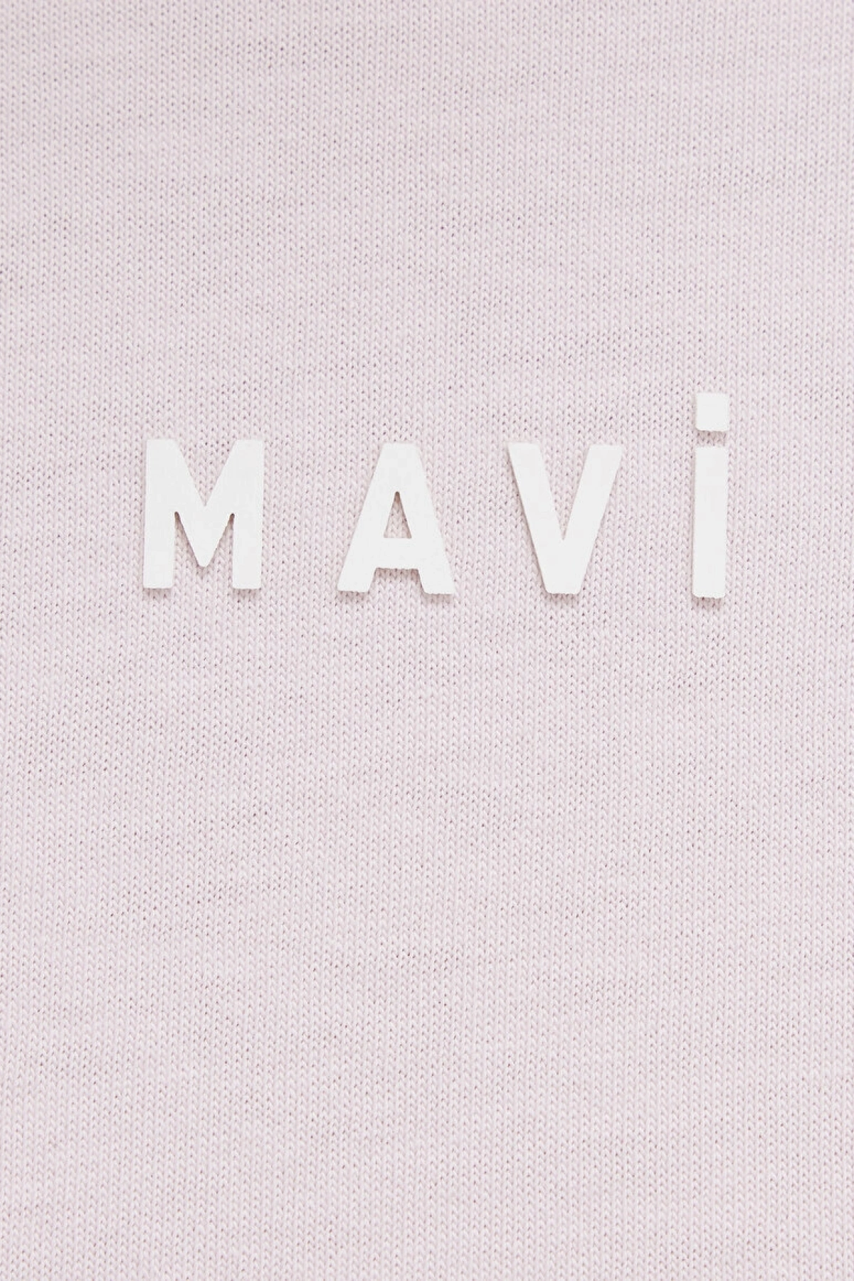 Mavi Baskılı Pembe Tişört