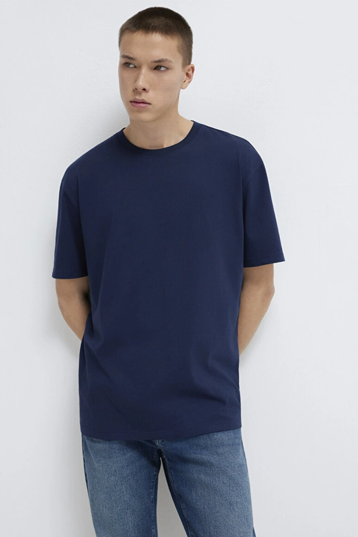 Lacivert Basic Tişört