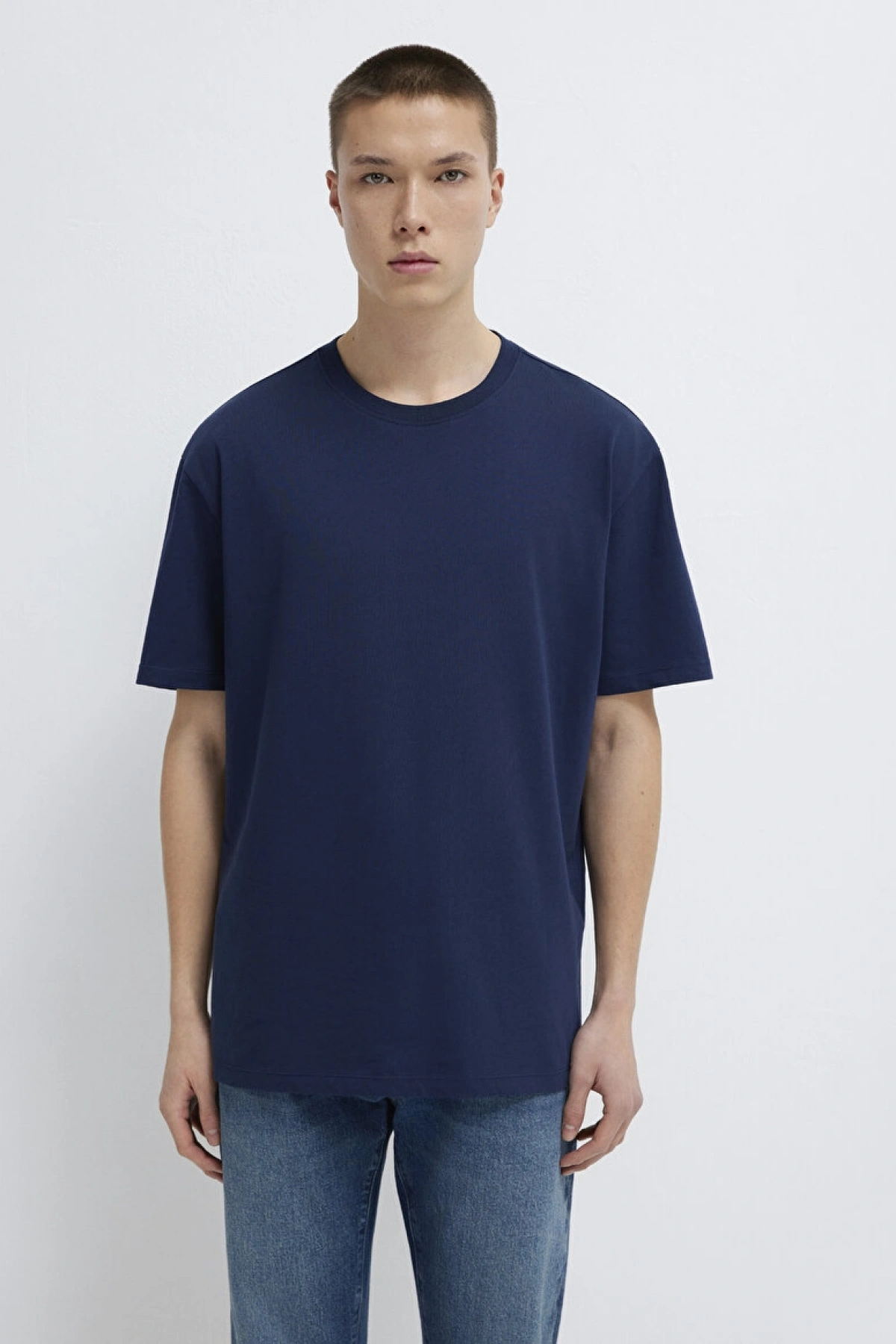 Lacivert Basic Tişört