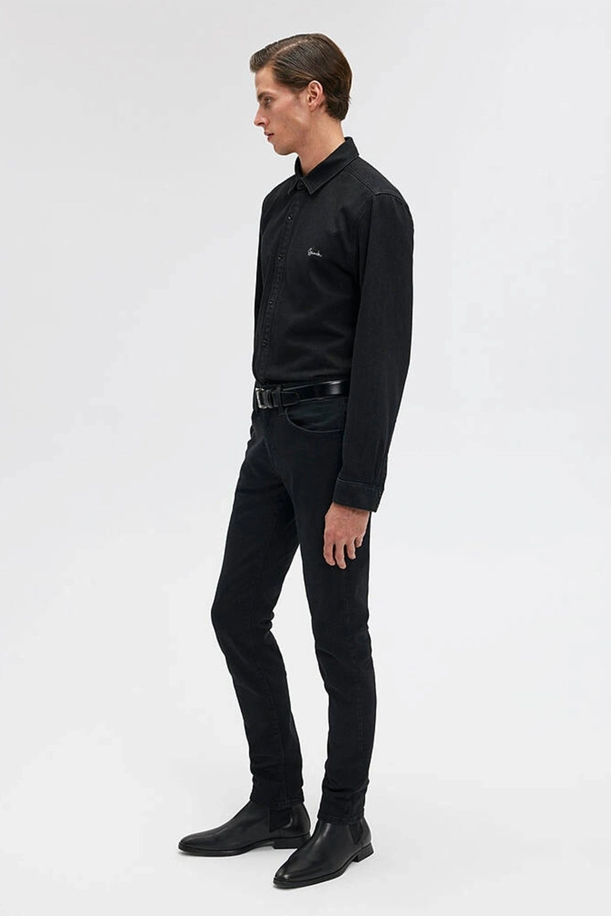 Mavi Erkek Roy Lux Black Nights Koyu Gri Denim Gömlek