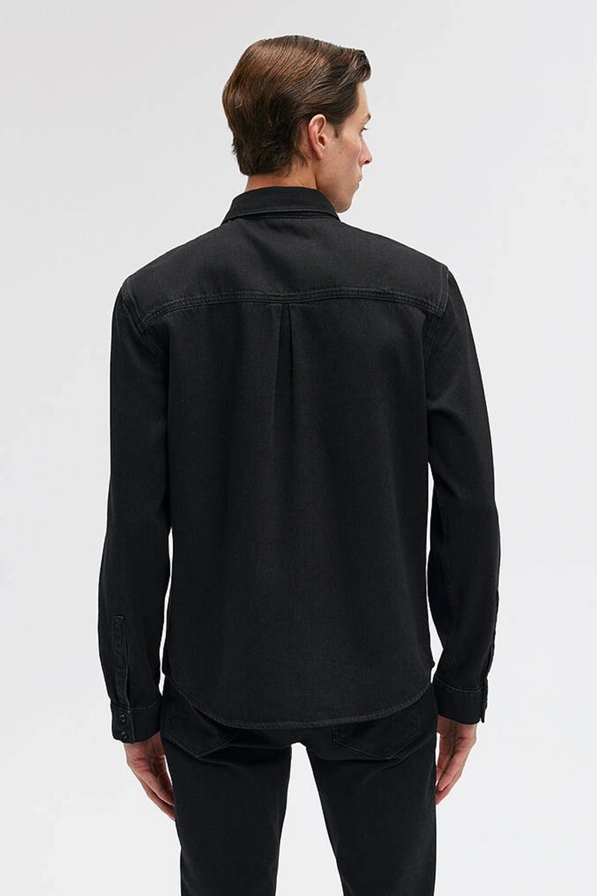 Mavi Erkek Roy Lux Black Nights Koyu Gri Denim Gömlek