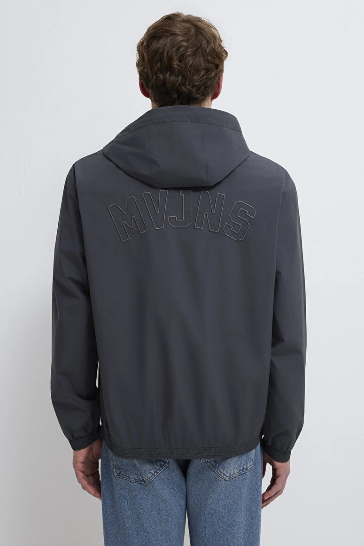 MVJNS Baskılı Antrasit Ceket