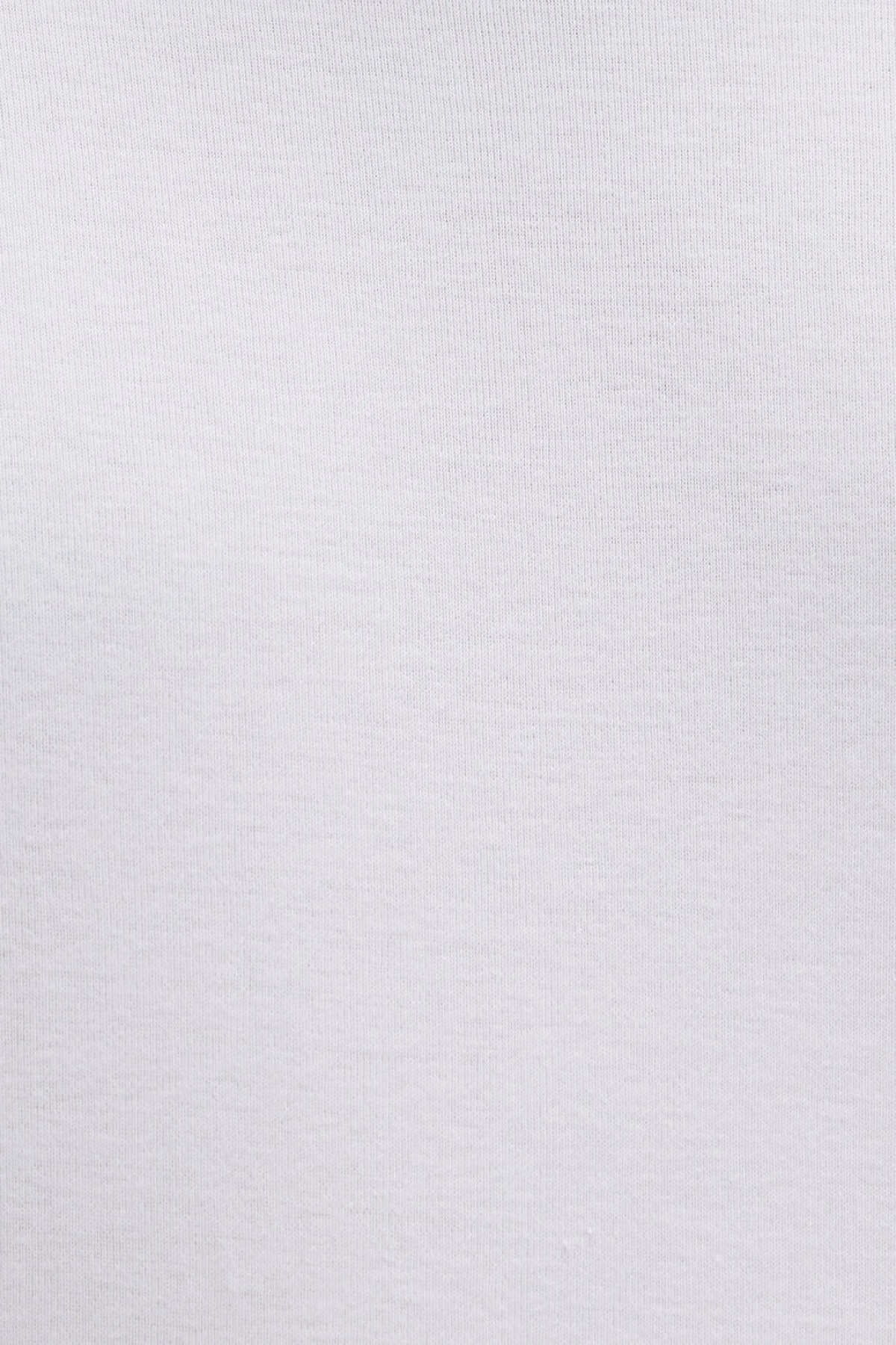 Ribana Detaylı V Yaka Beyaz Tişört