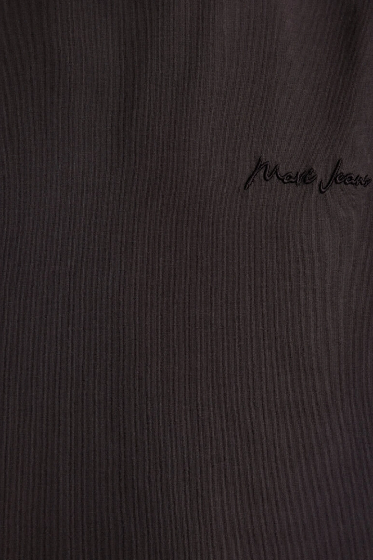 Mavi Jeans Nakışlı Kahverengi Basic Tişört