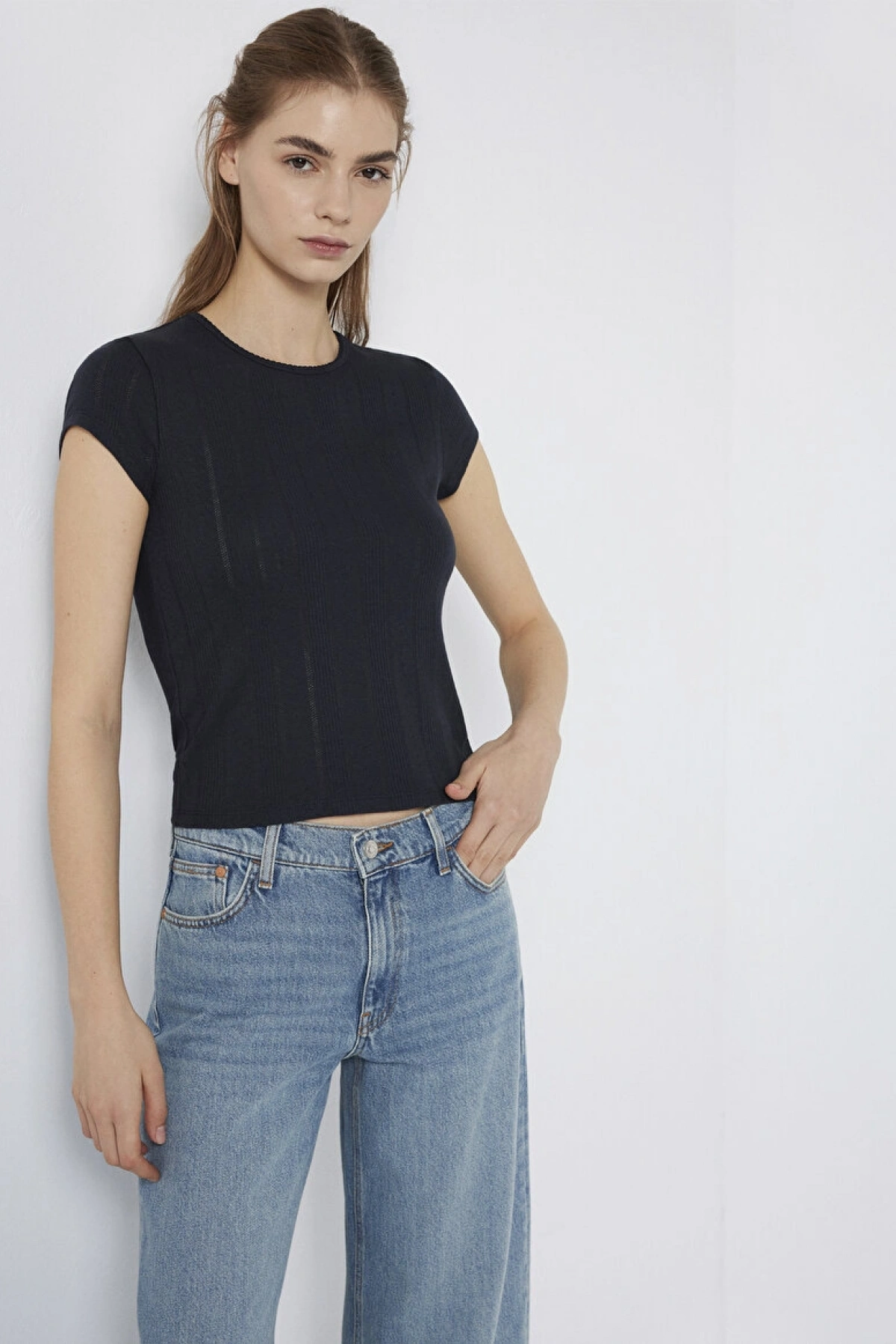 Lacivert Basic Tişört