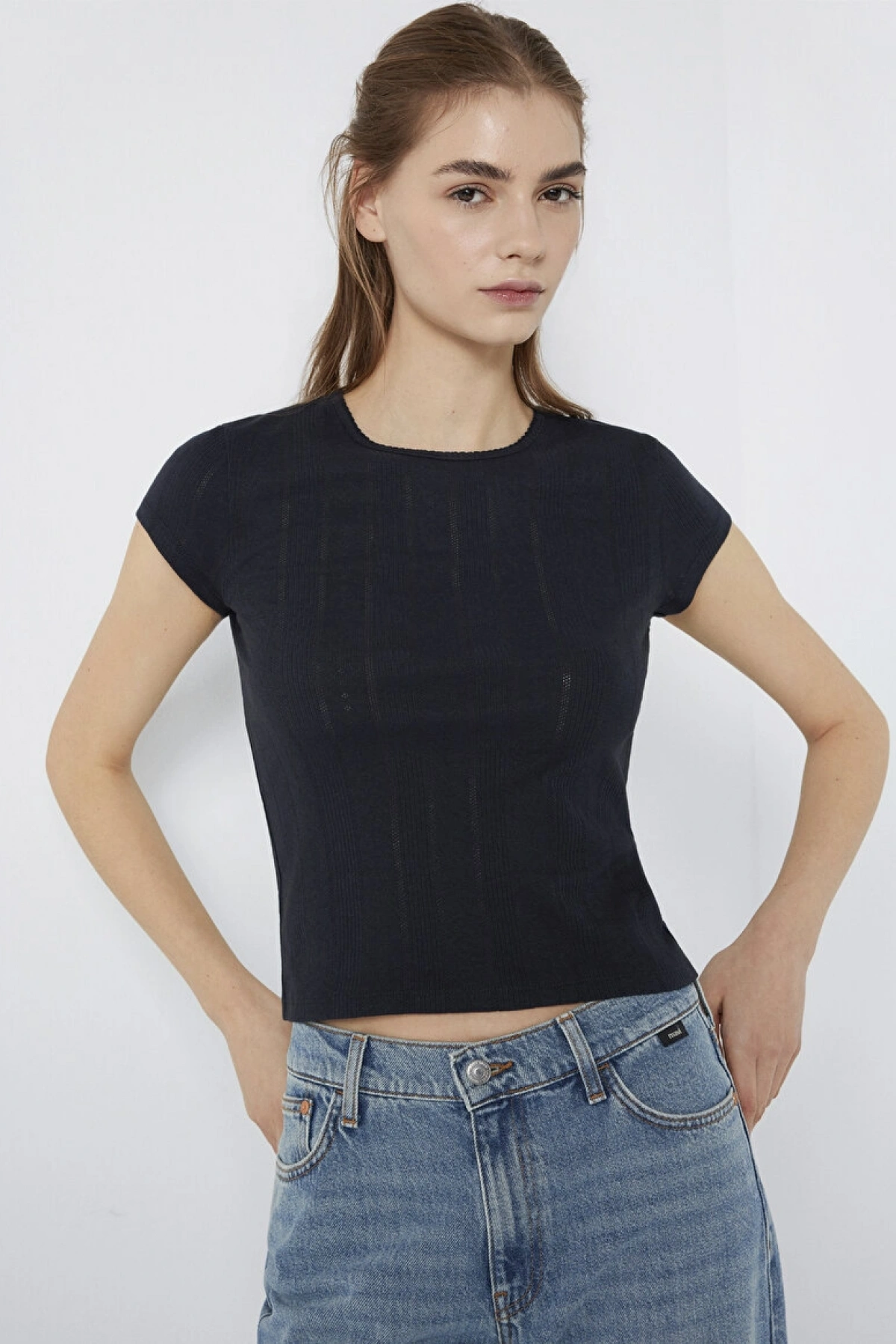 Lacivert Basic Tişört