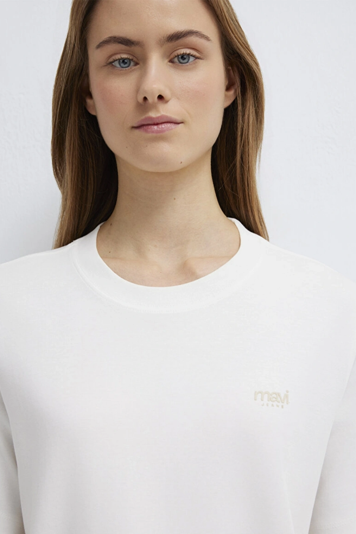 MAVİ BASKILI TİŞÖRT Hindistan Cevizi, L