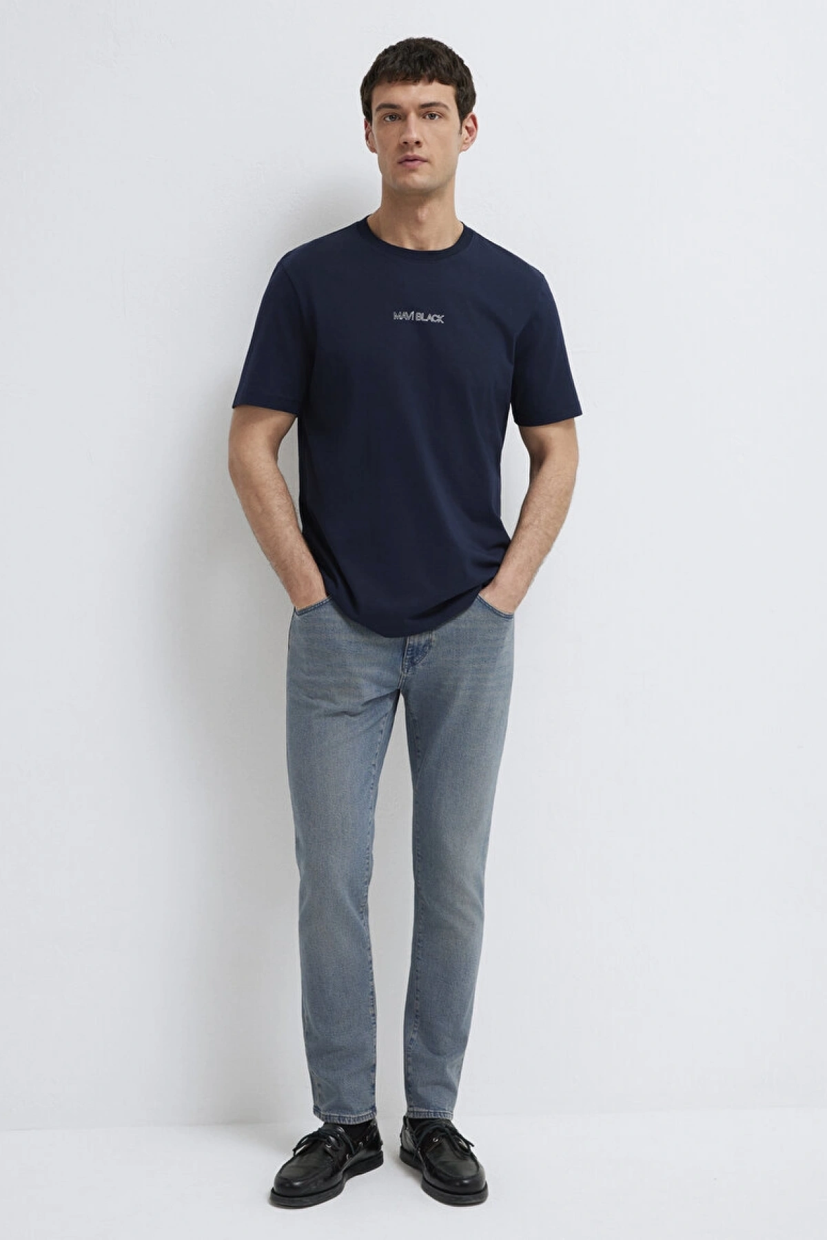 Mavi Black Lacivert Tişört