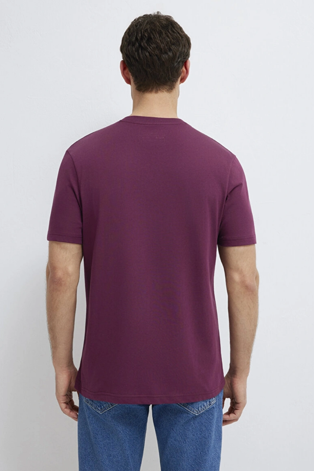 istanbul Baskılı Mor Tişört