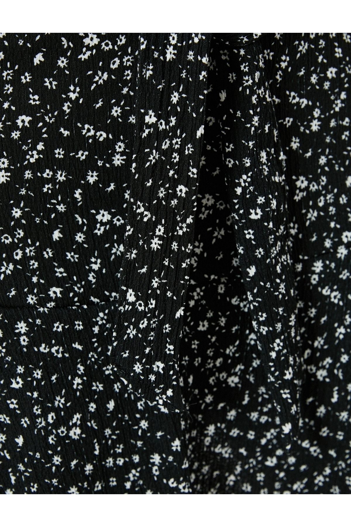 Koton Çiçekli Şort Etek Rahat Kalıp Bürümcük