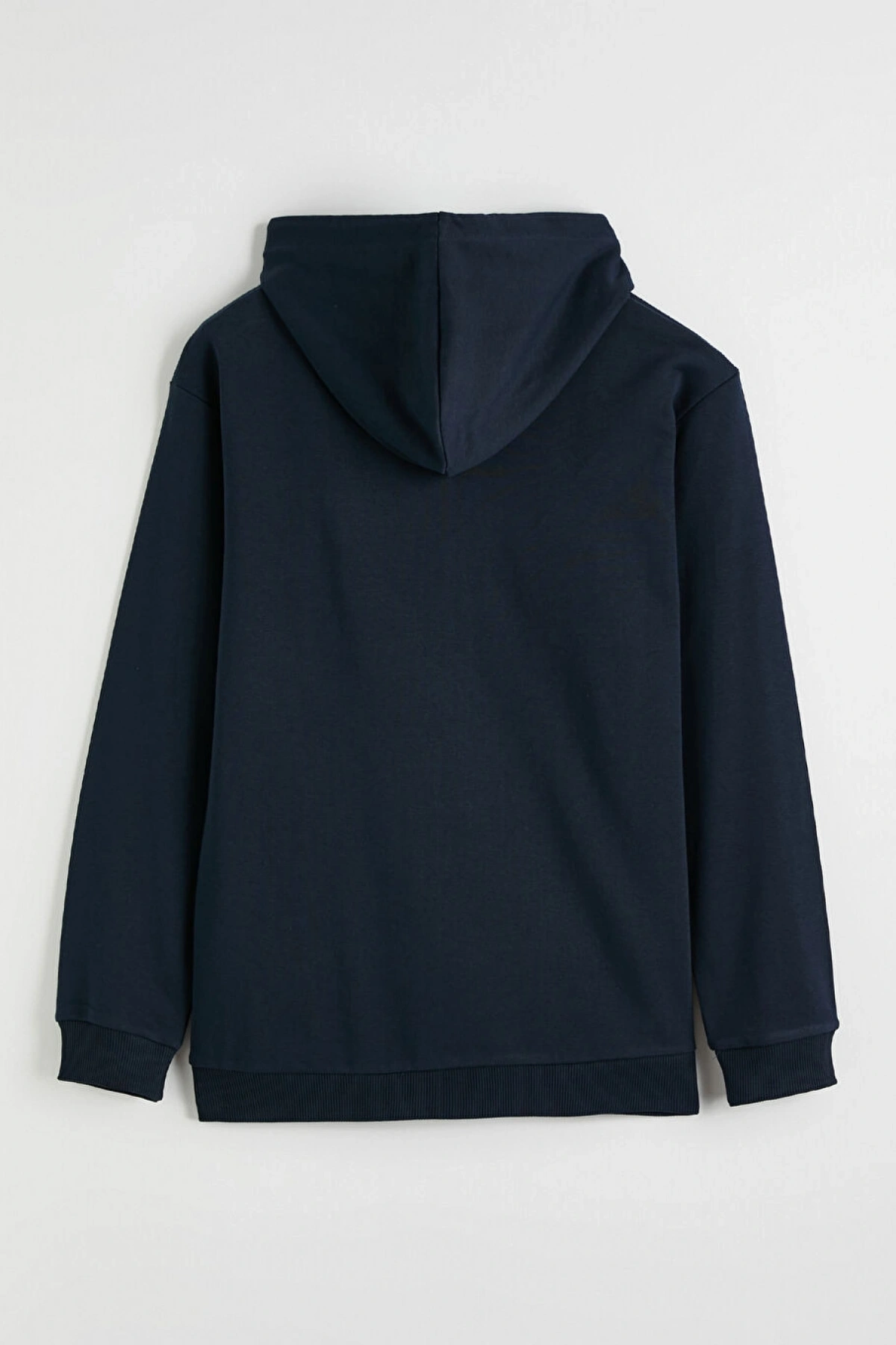 XSIDE Lacivert Kapüşonlu Erkek Fermuarlı Sweatshirt