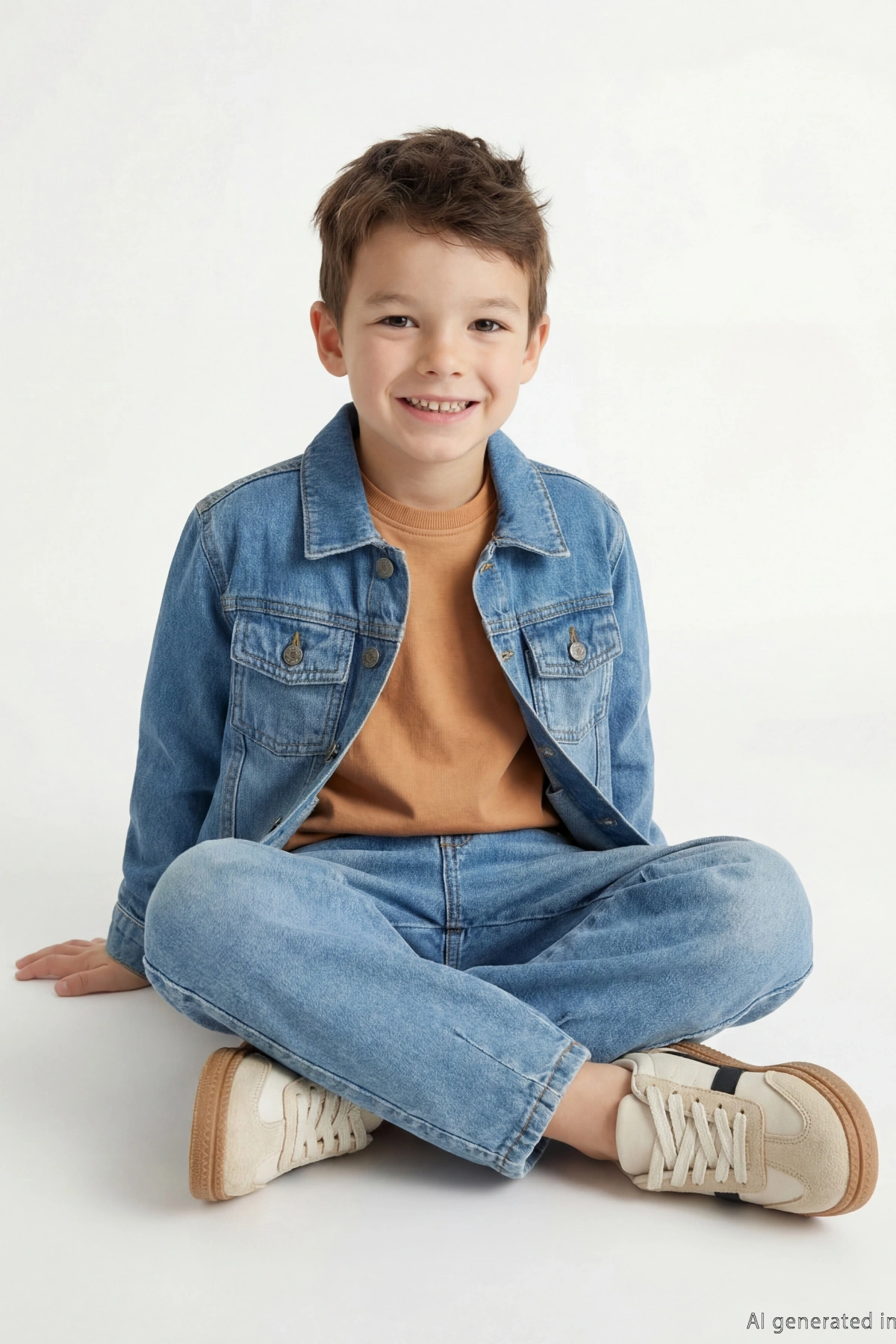 LCW Kids Indigo Erkek Çocuk Jean Ceket