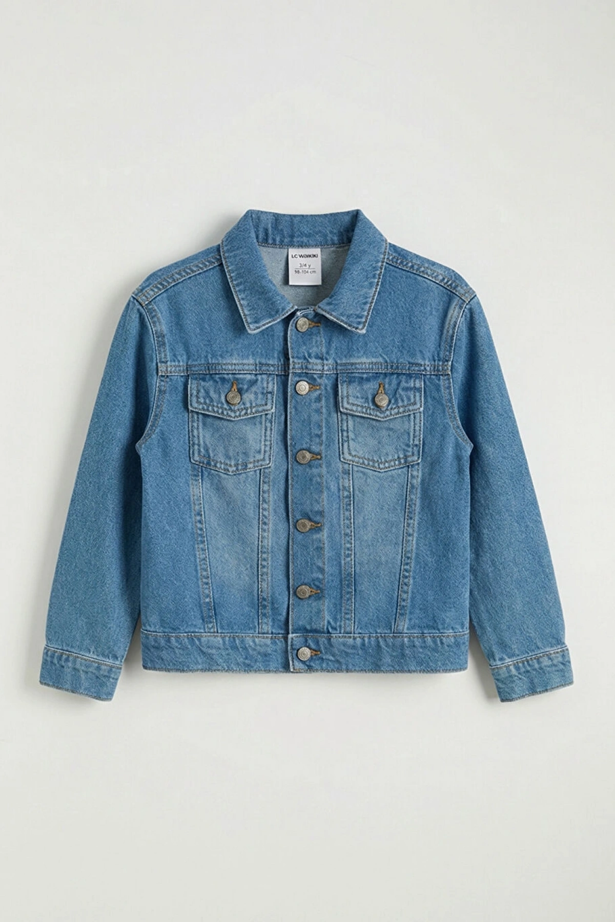 LCW Kids Indigo Erkek Çocuk Jean Ceket