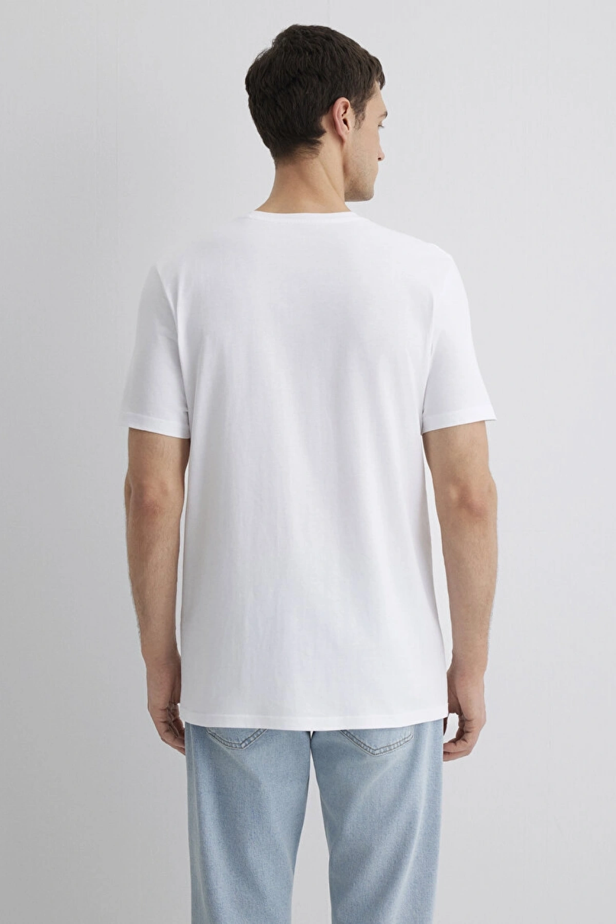 Mavi Jeans Baskılı Beyaz Tişört