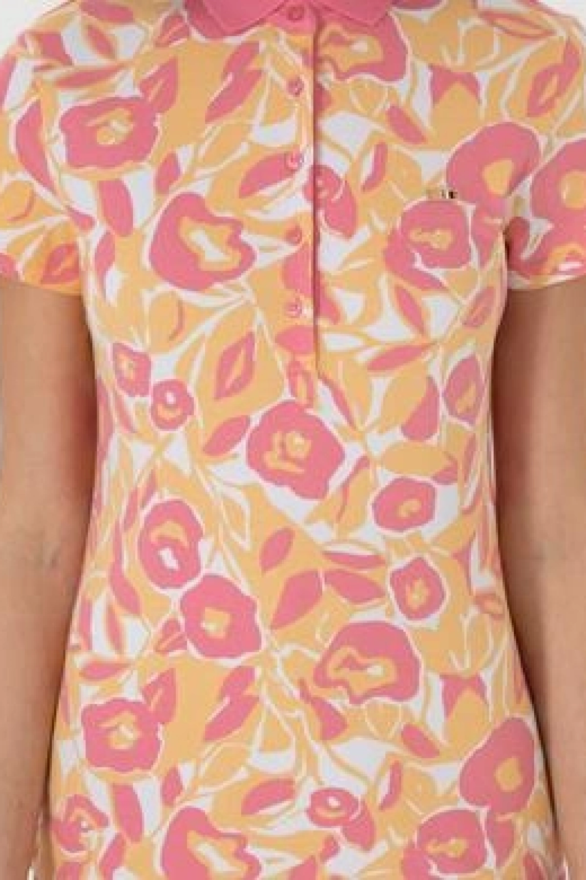 U.S POLO Kadın Pembe Polo Yaka Tişört